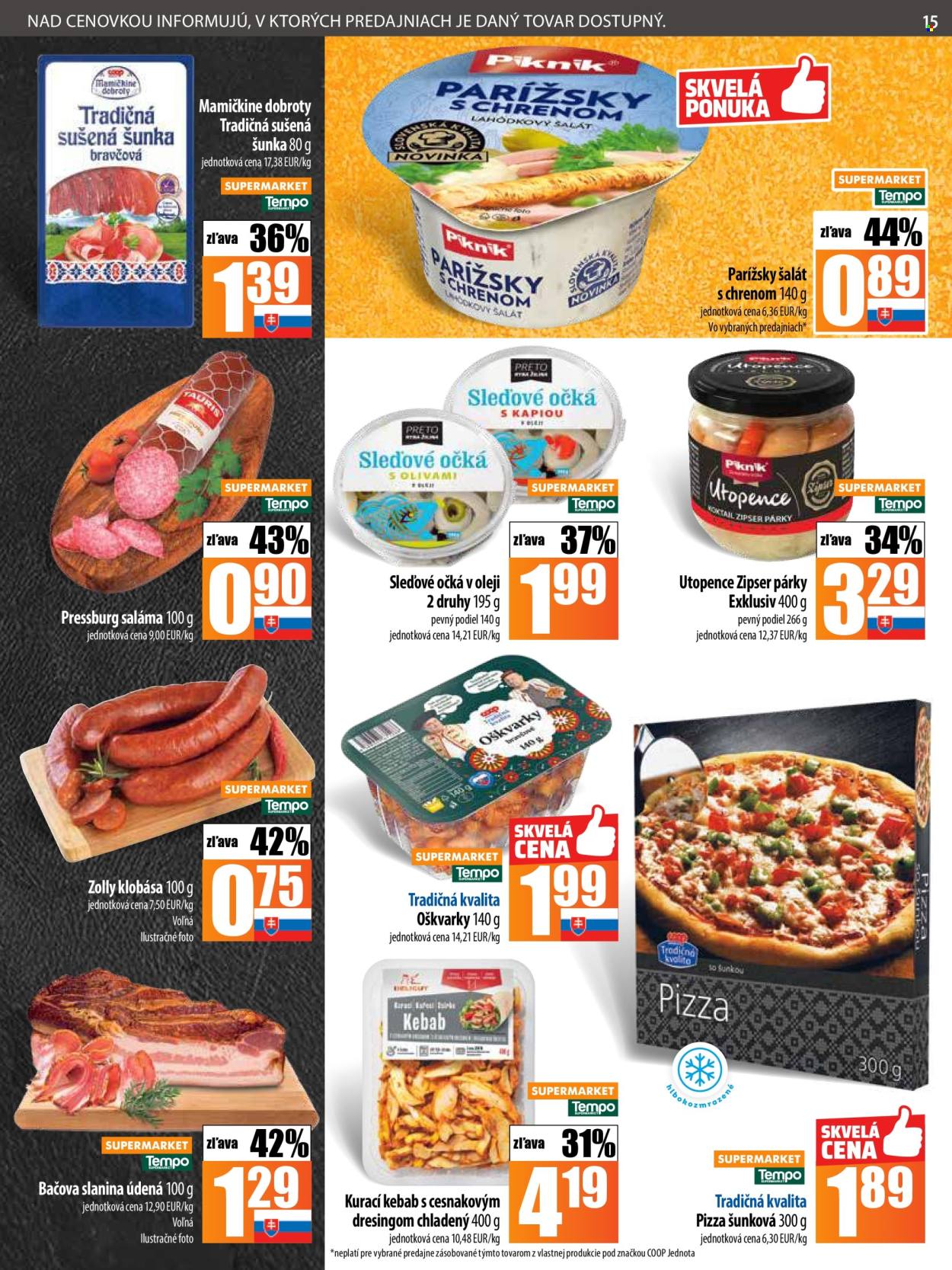 Leták COOP Jednota - 30.4.2025 - 7.5.2025. Strana 15