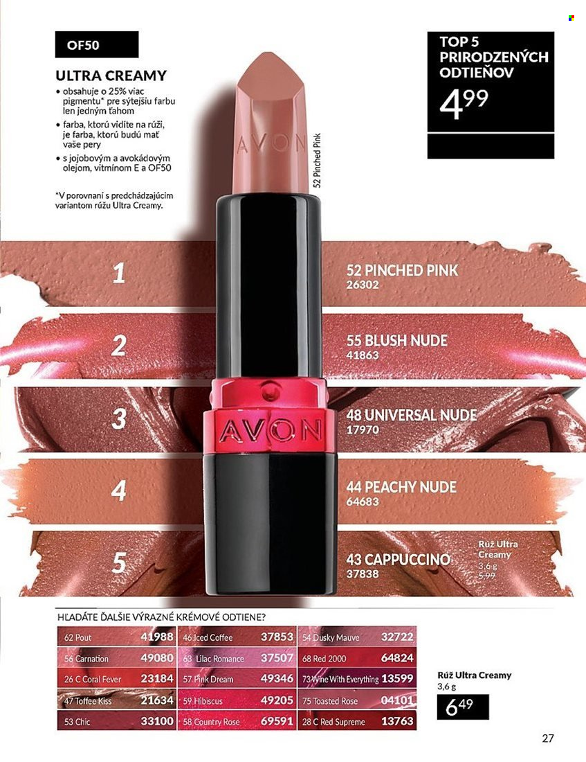 Leták Avon - 1.5.2025 - 31.5.2025. Strana 27