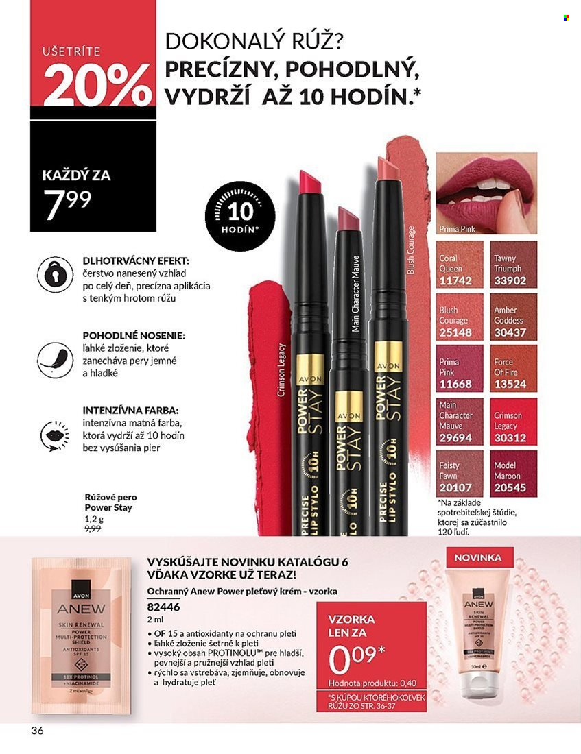 Leták Avon - 1.5.2025 - 31.5.2025. Strana 36