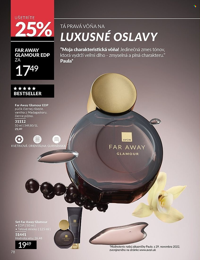 Leták Avon - 1.5.2025 - 31.5.2025. Strana 78