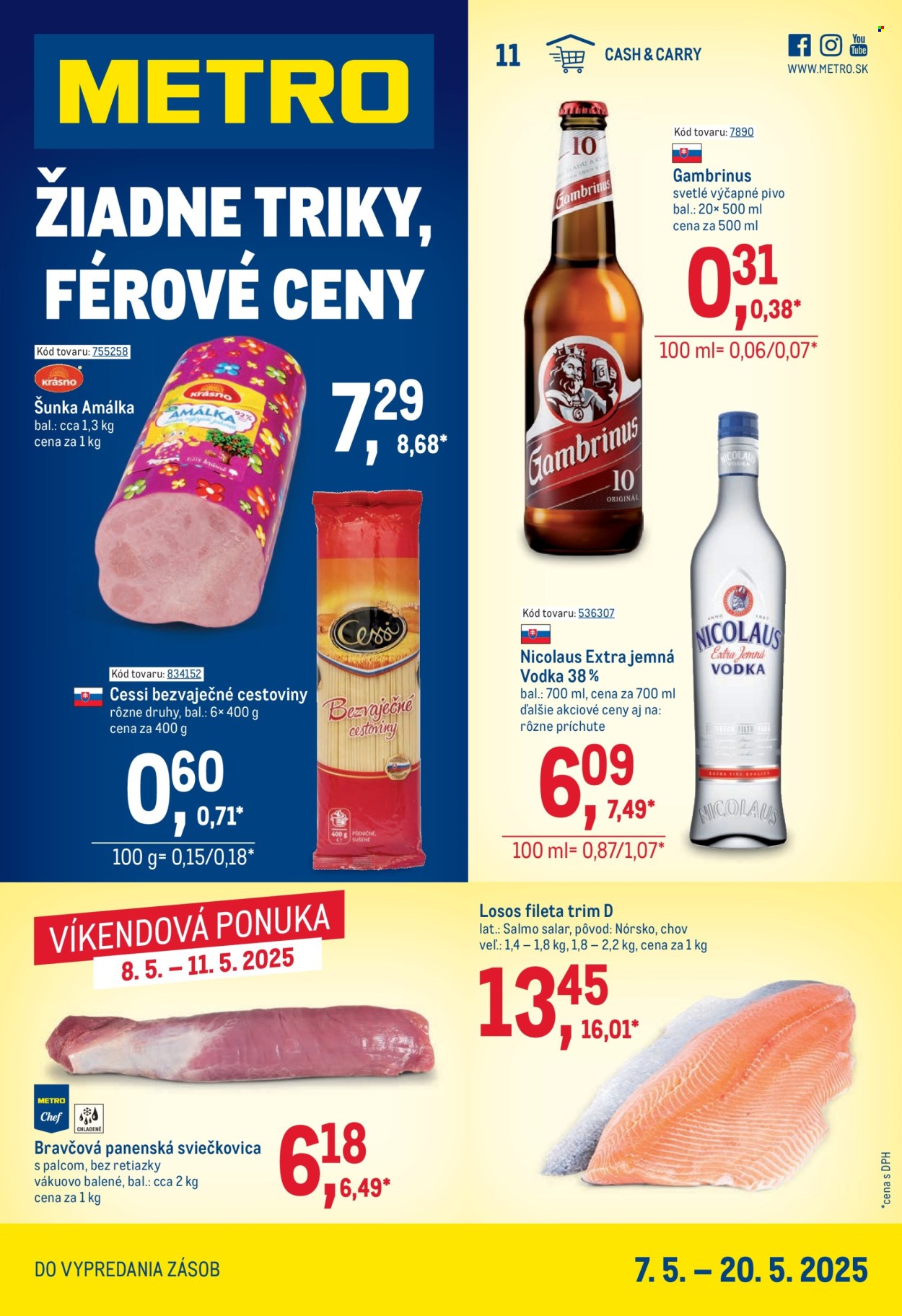 Leták Metro - 7.5.2025 - 20.5.2025. Strana 1
