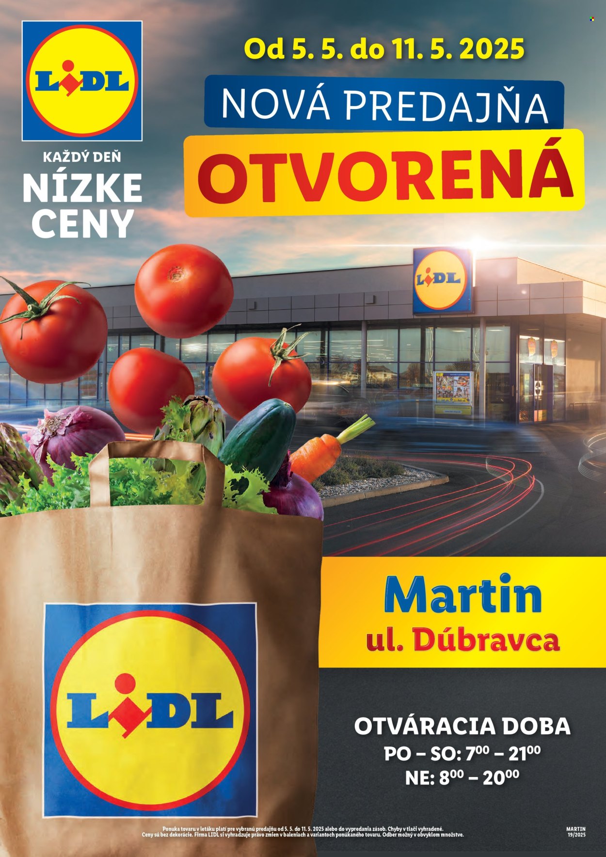Leták Lidl - 5.5.2025 - 11.5.2025. Strana 1