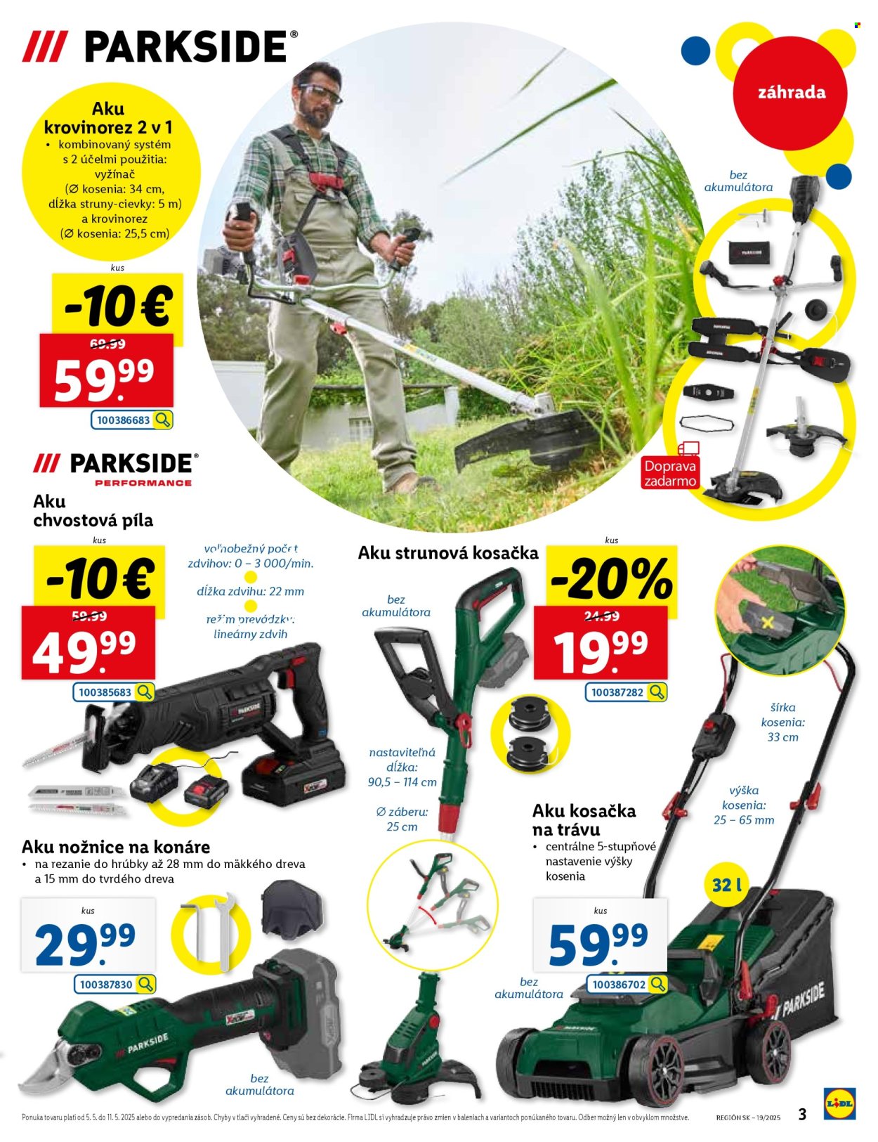 Leták Lidl - 5.5.2025 - 11.5.2025. Strana 3