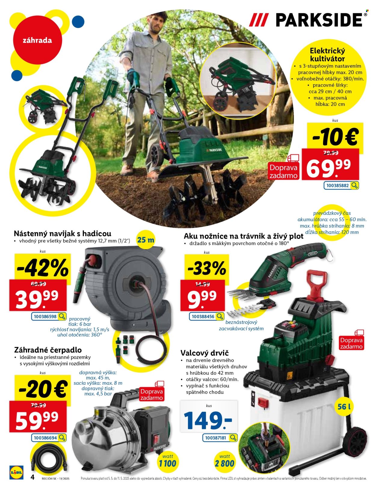 Leták Lidl - 5.5.2025 - 11.5.2025. Strana 4