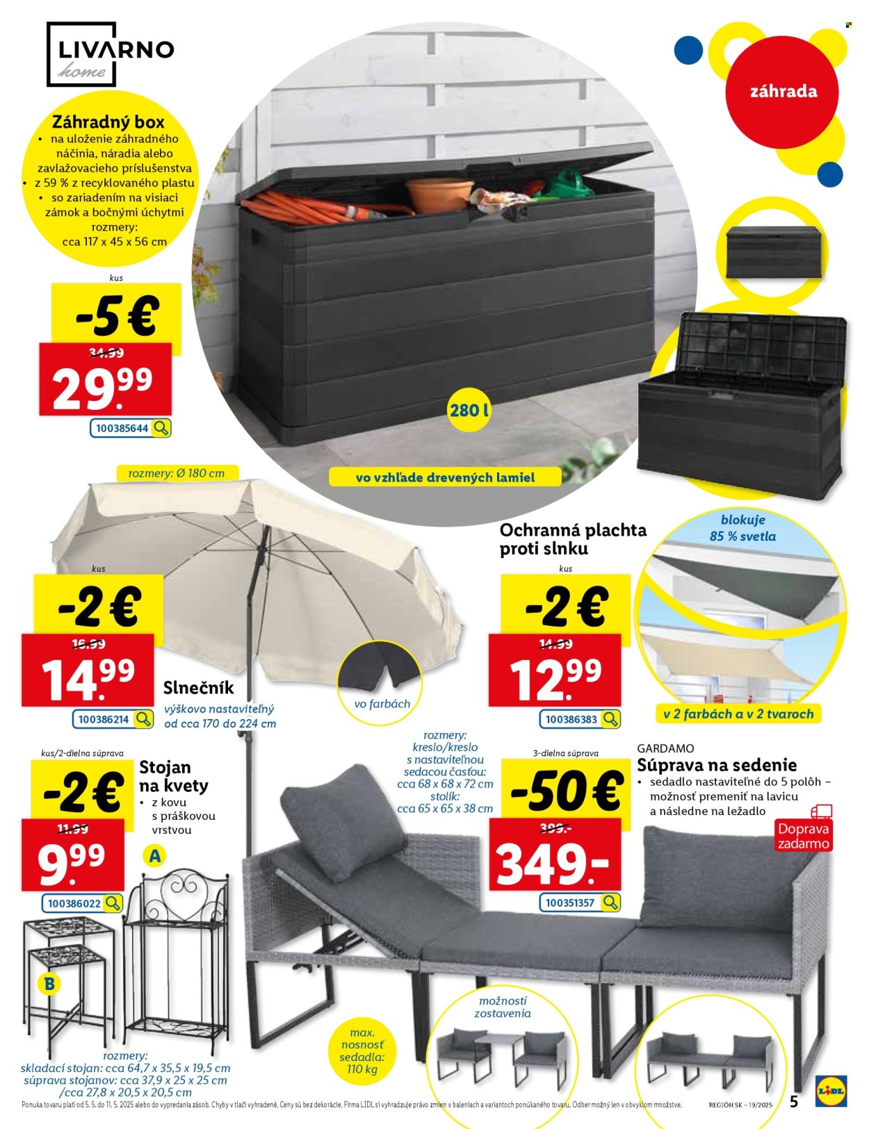 Leták Lidl - 5.5.2025 - 11.5.2025. Strana 5