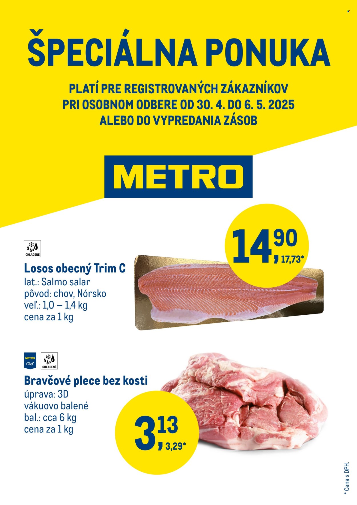 Leták Metro - 30.4.2025 - 6.5.2025. Strana 1
