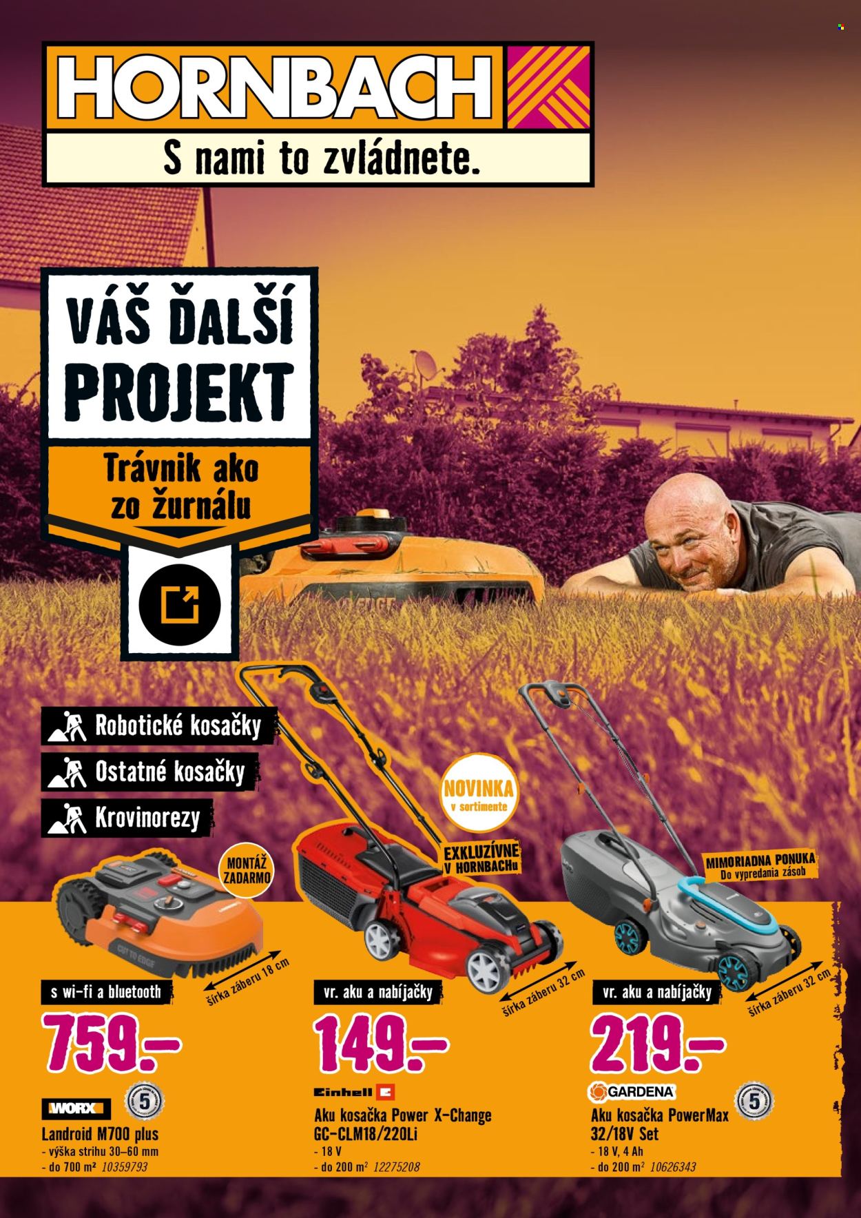Leták Hornbach - 30.4.2025 - 14.5.2025. Strana 1