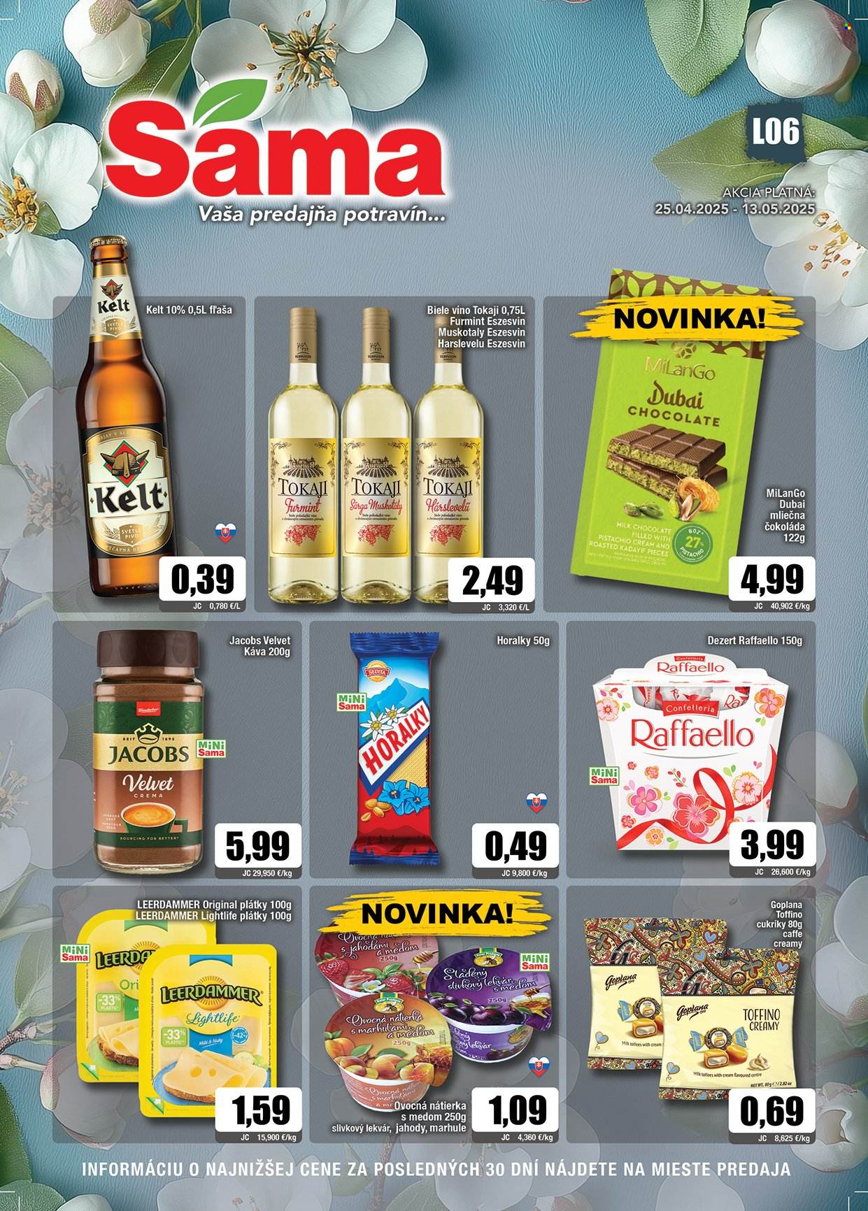 Leták Sama - 25.4.2025 - 13.5.2025. Strana 1