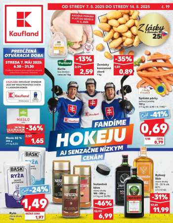Leták Kaufland - 7.5.2025 - 14.5.2025.