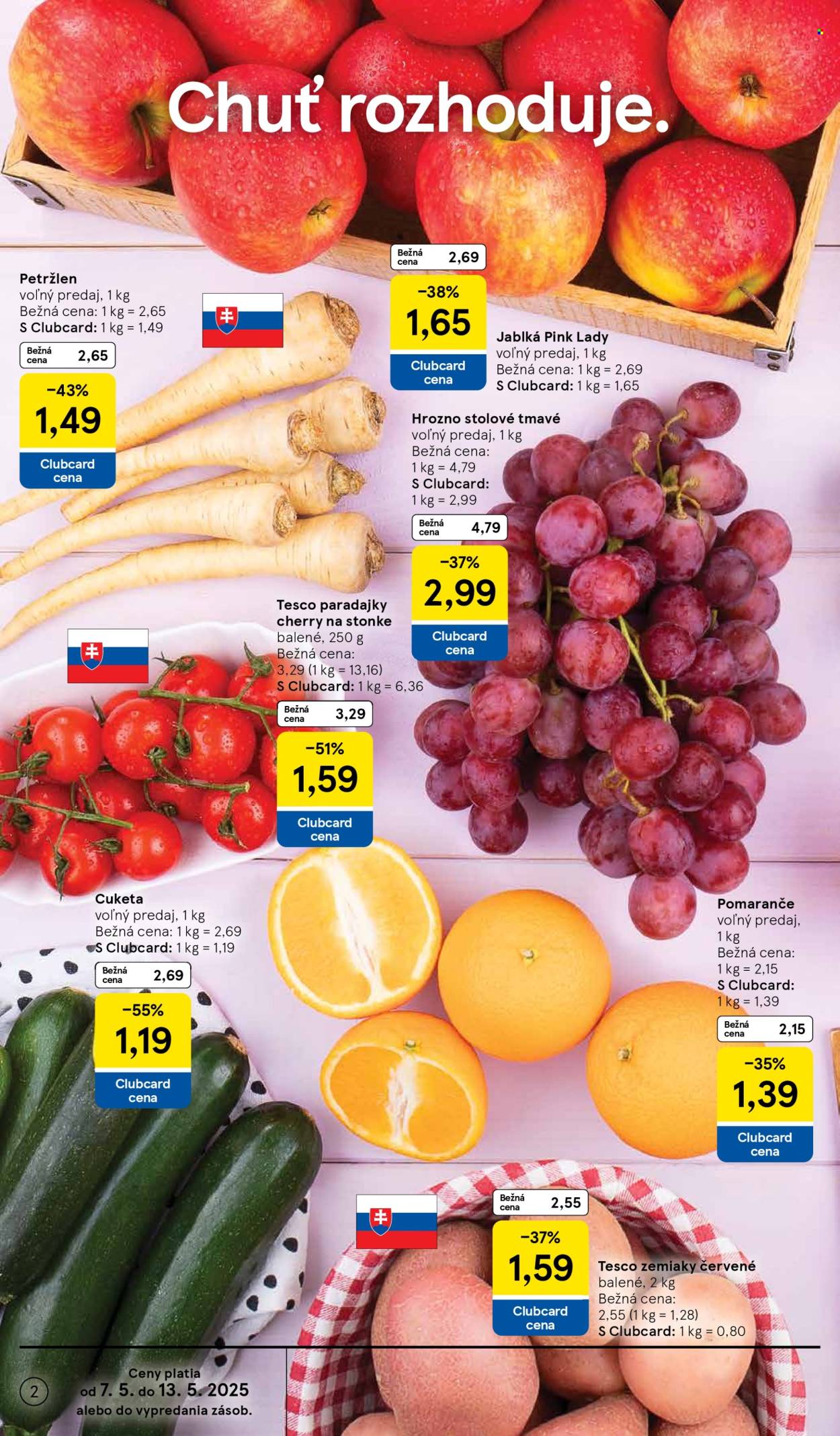 Leták TESCO - 7.5.2025 - 13.5.2025. Strana 2