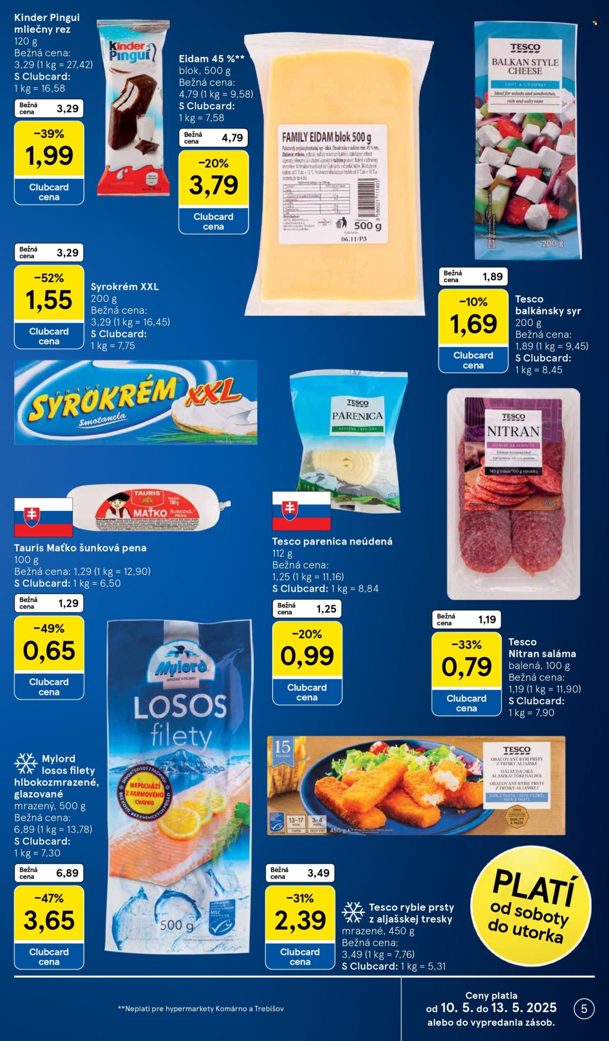 Leták TESCO - 7.5.2025 - 13.5.2025. Strana 5