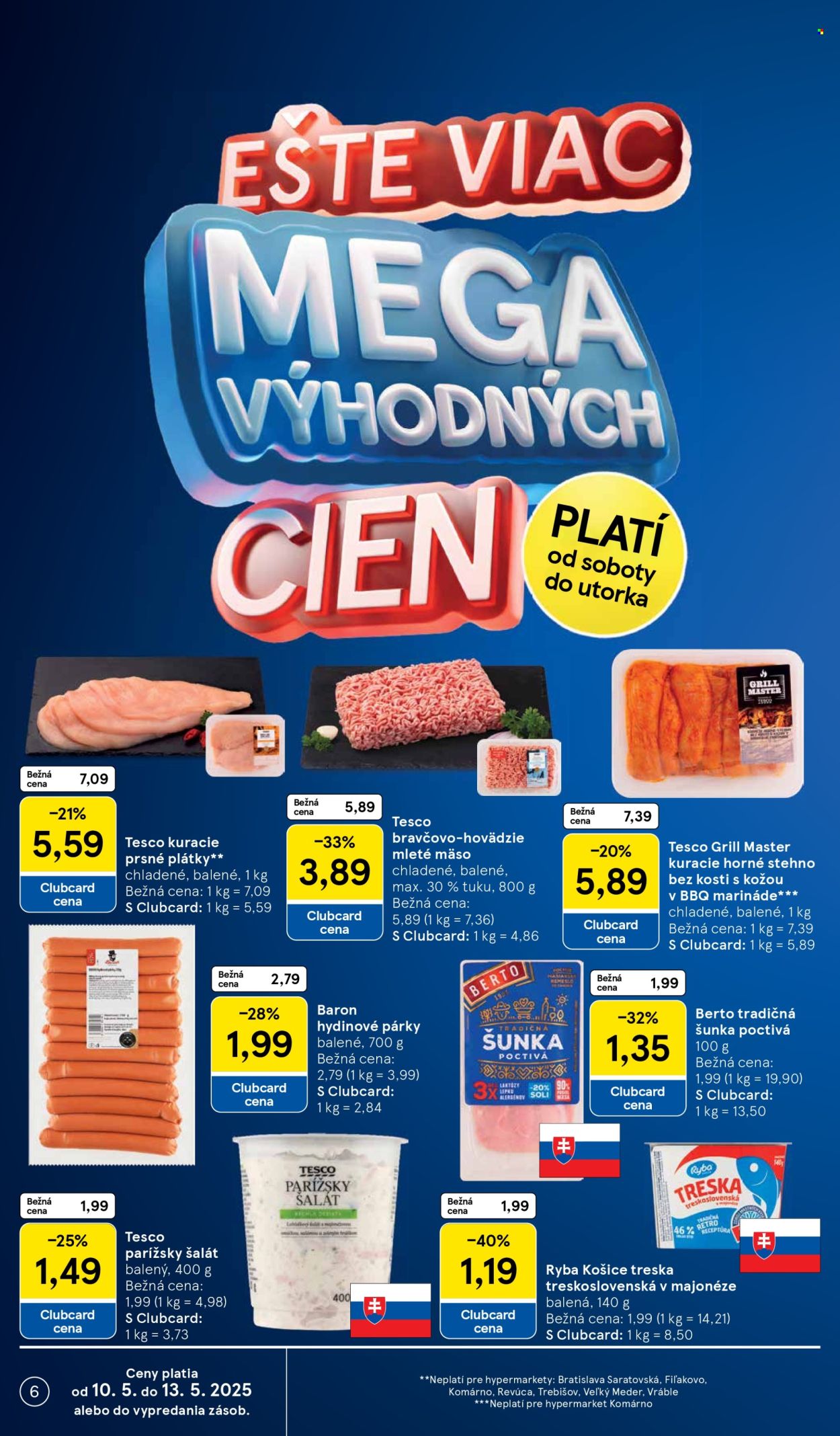 Leták TESCO - 7.5.2025 - 13.5.2025. Strana 6