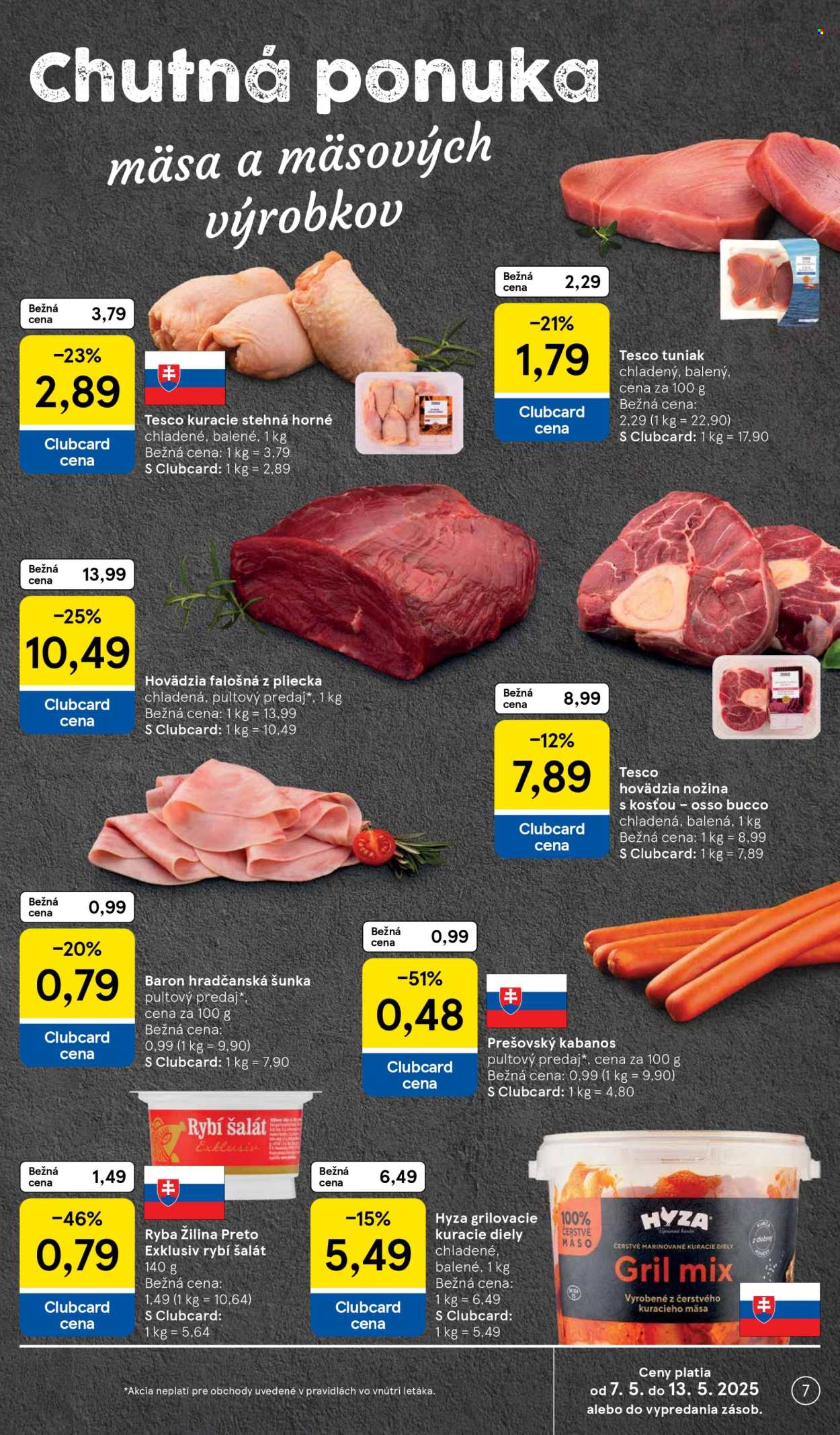 Leták TESCO - 7.5.2025 - 13.5.2025. Strana 7