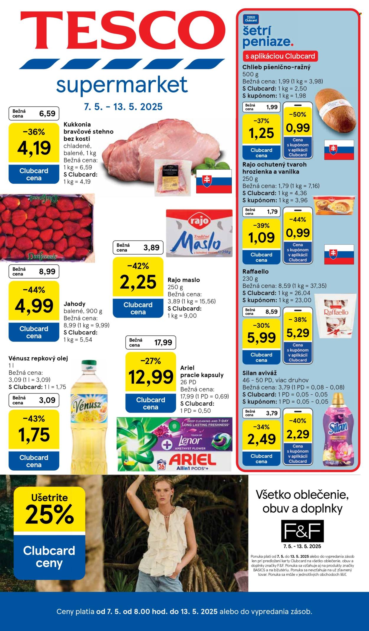 Leták TESCO supermarket - 7.5.2025 - 13.5.2025. Strana 1