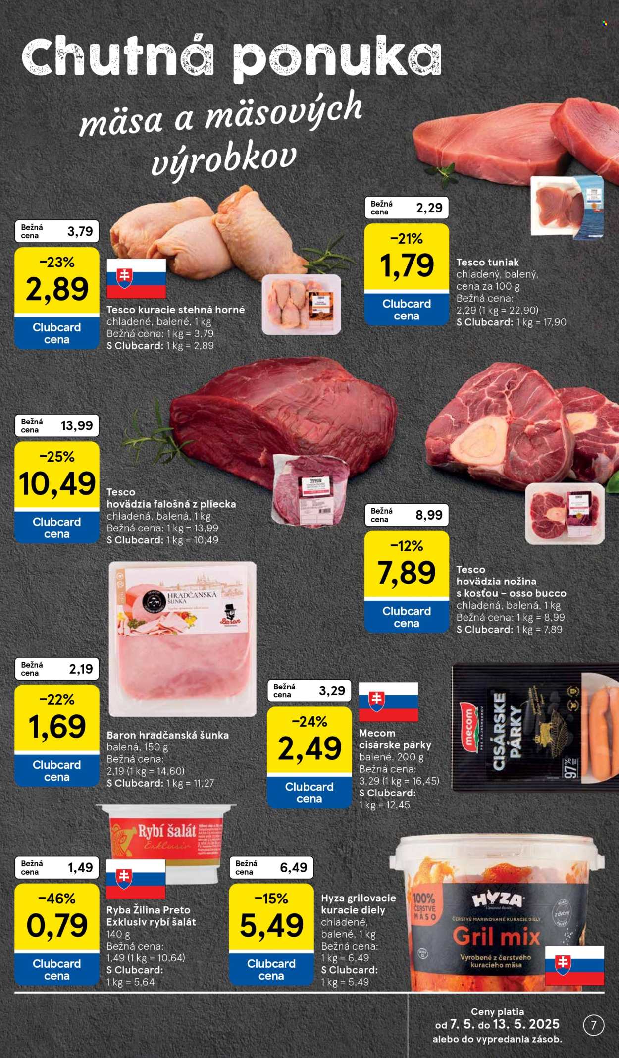Leták TESCO supermarket - 7.5.2025 - 13.5.2025. Strana 7