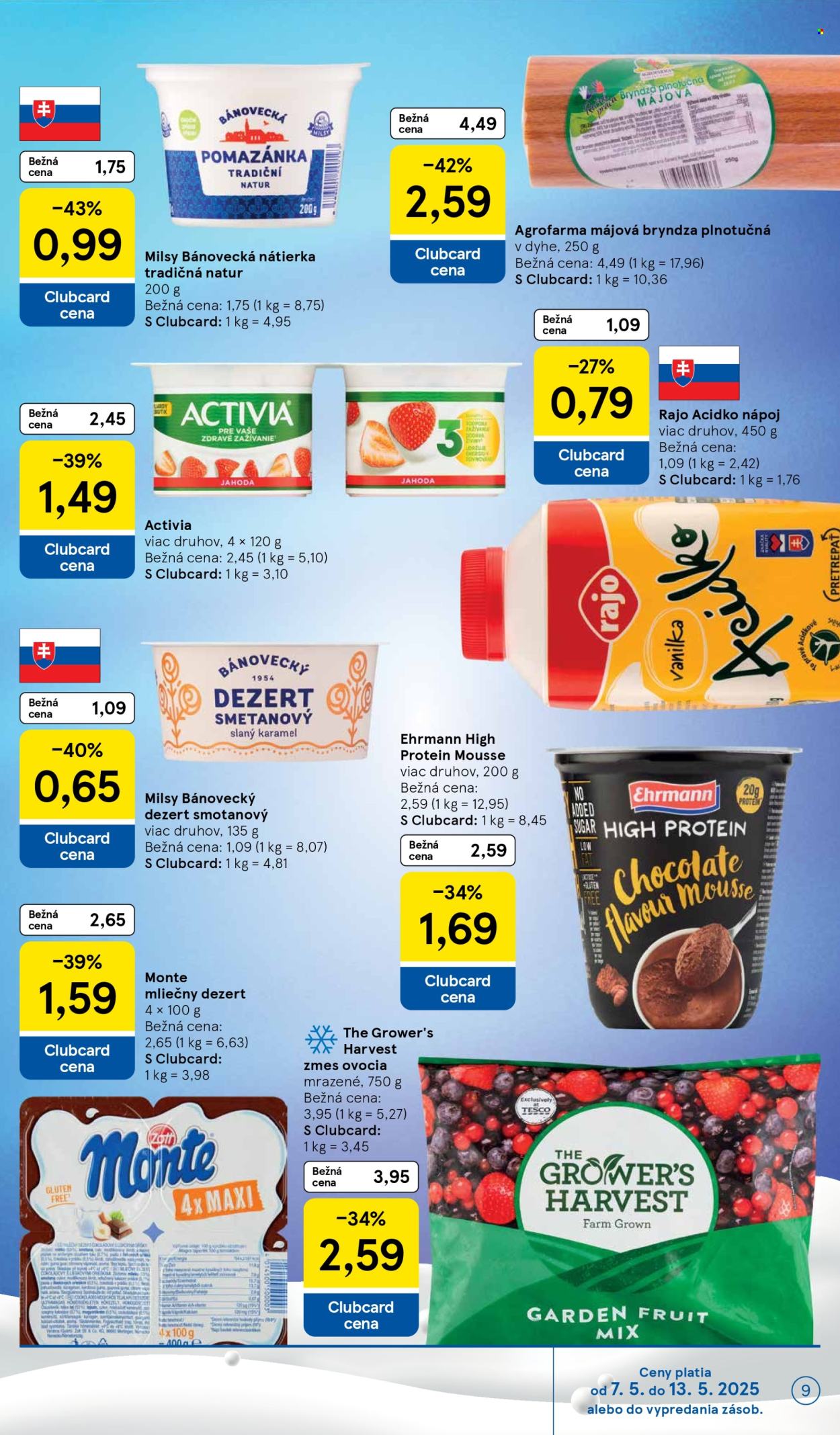 Leták TESCO supermarket - 7.5.2025 - 13.5.2025. Strana 9