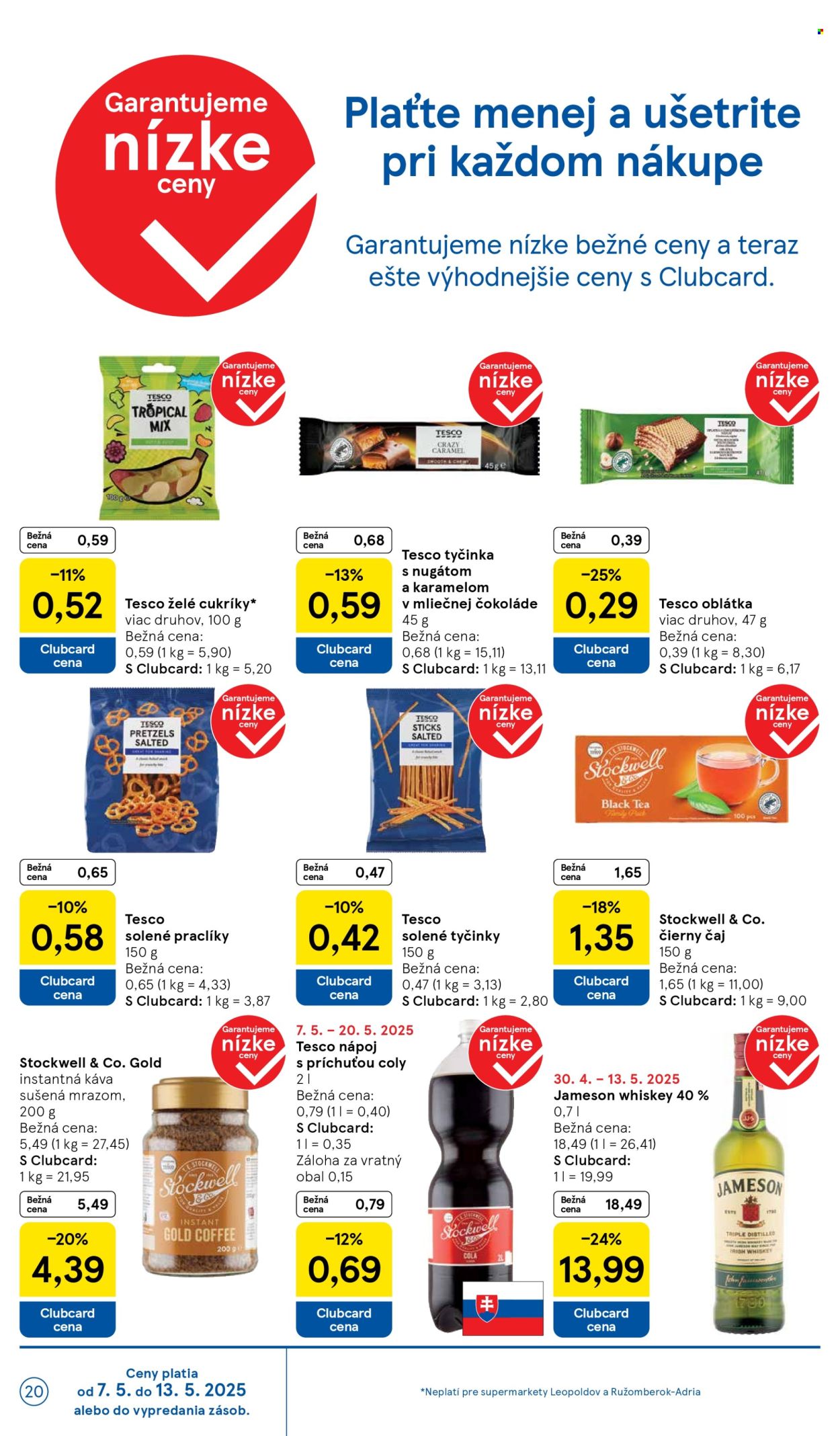 Leták TESCO supermarket - 7.5.2025 - 13.5.2025. Strana 20