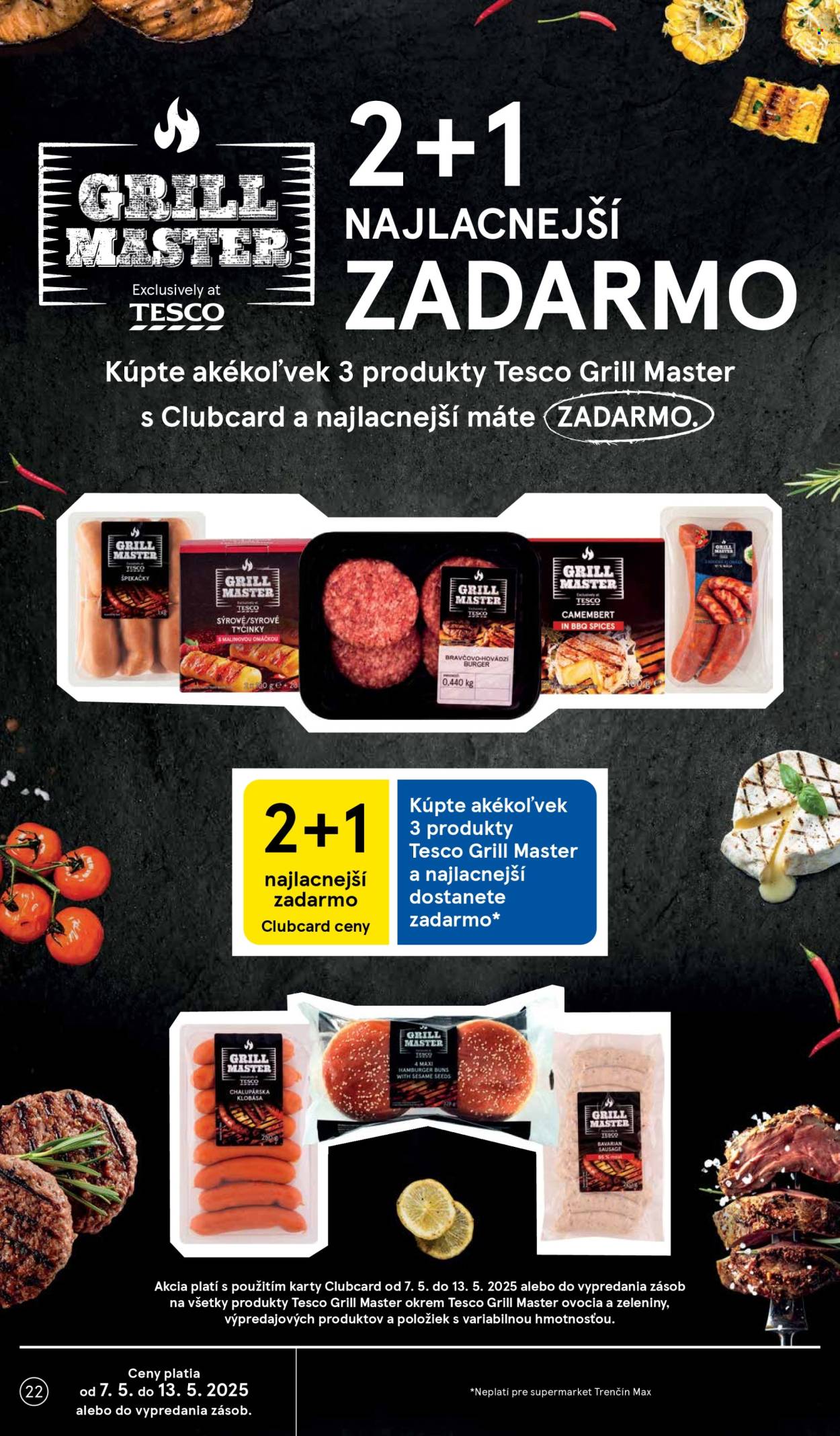 Leták TESCO supermarket - 7.5.2025 - 13.5.2025. Strana 22
