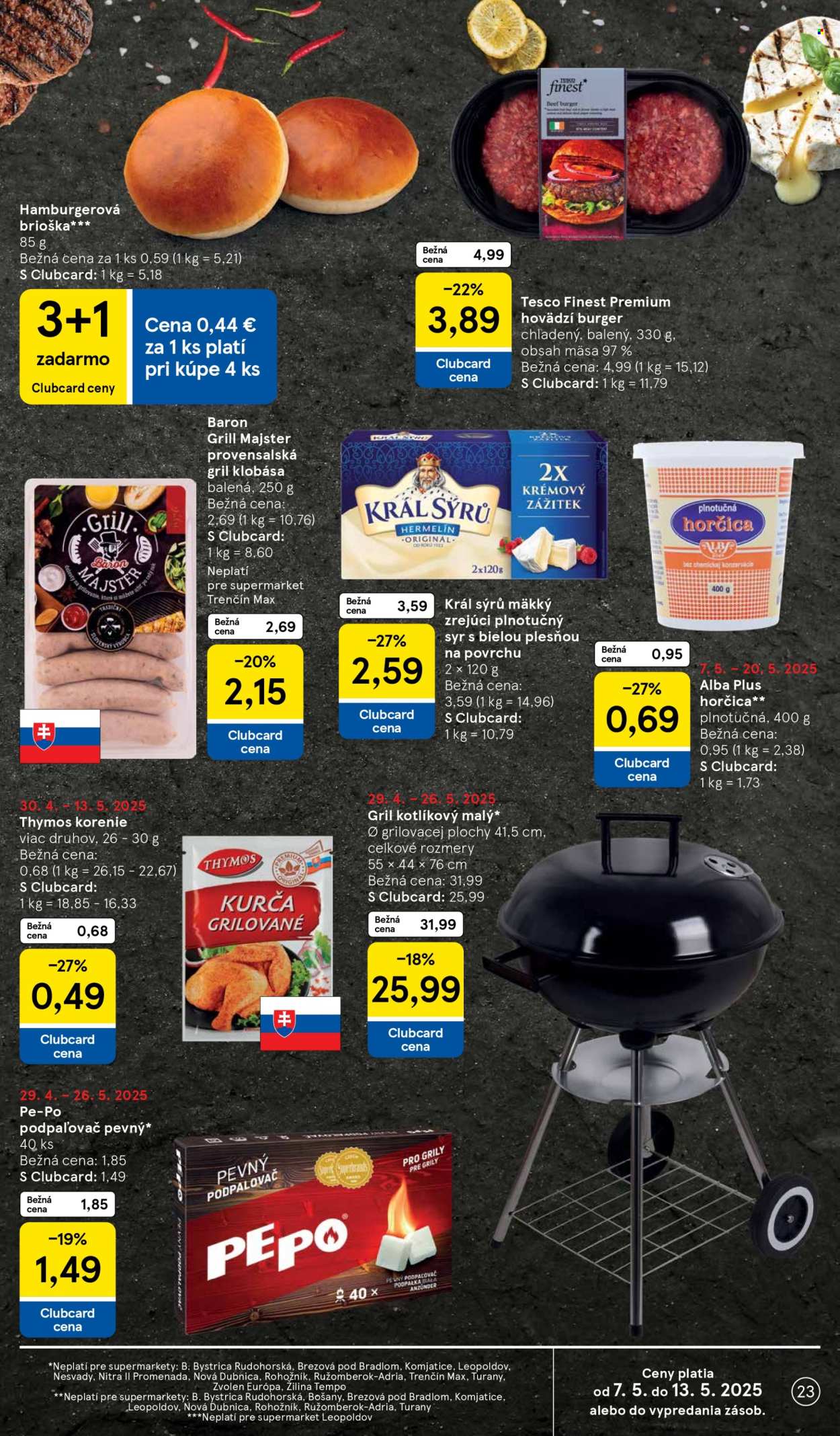 Leták TESCO supermarket - 7.5.2025 - 13.5.2025. Strana 23