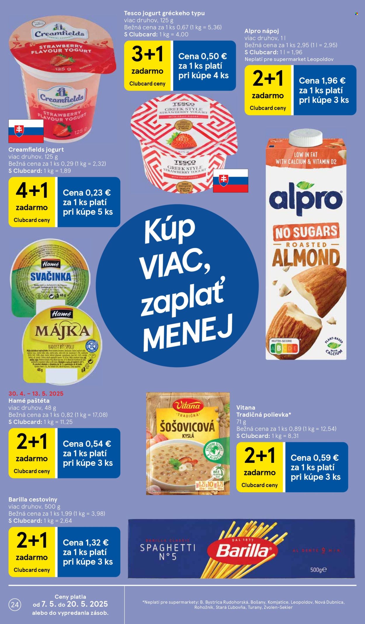 Leták TESCO supermarket - 7.5.2025 - 13.5.2025. Strana 24