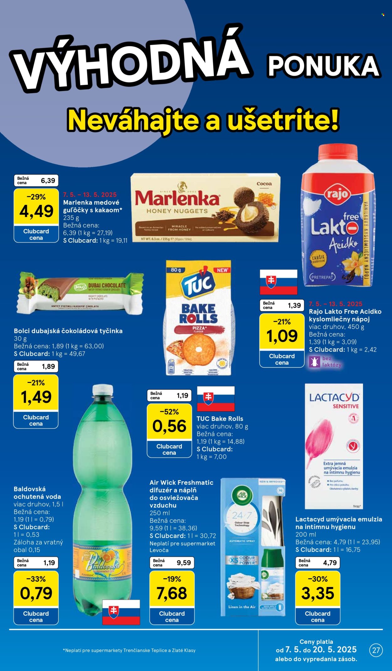 Leták TESCO supermarket - 7.5.2025 - 13.5.2025. Strana 27