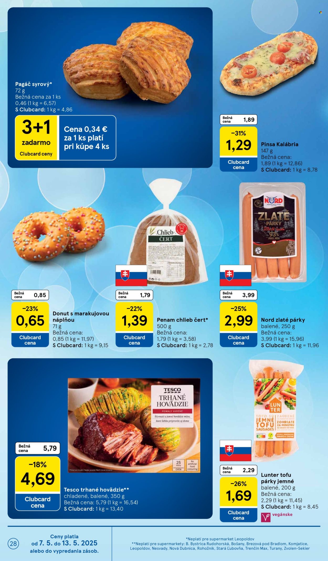 Leták TESCO supermarket - 7.5.2025 - 13.5.2025. Strana 28