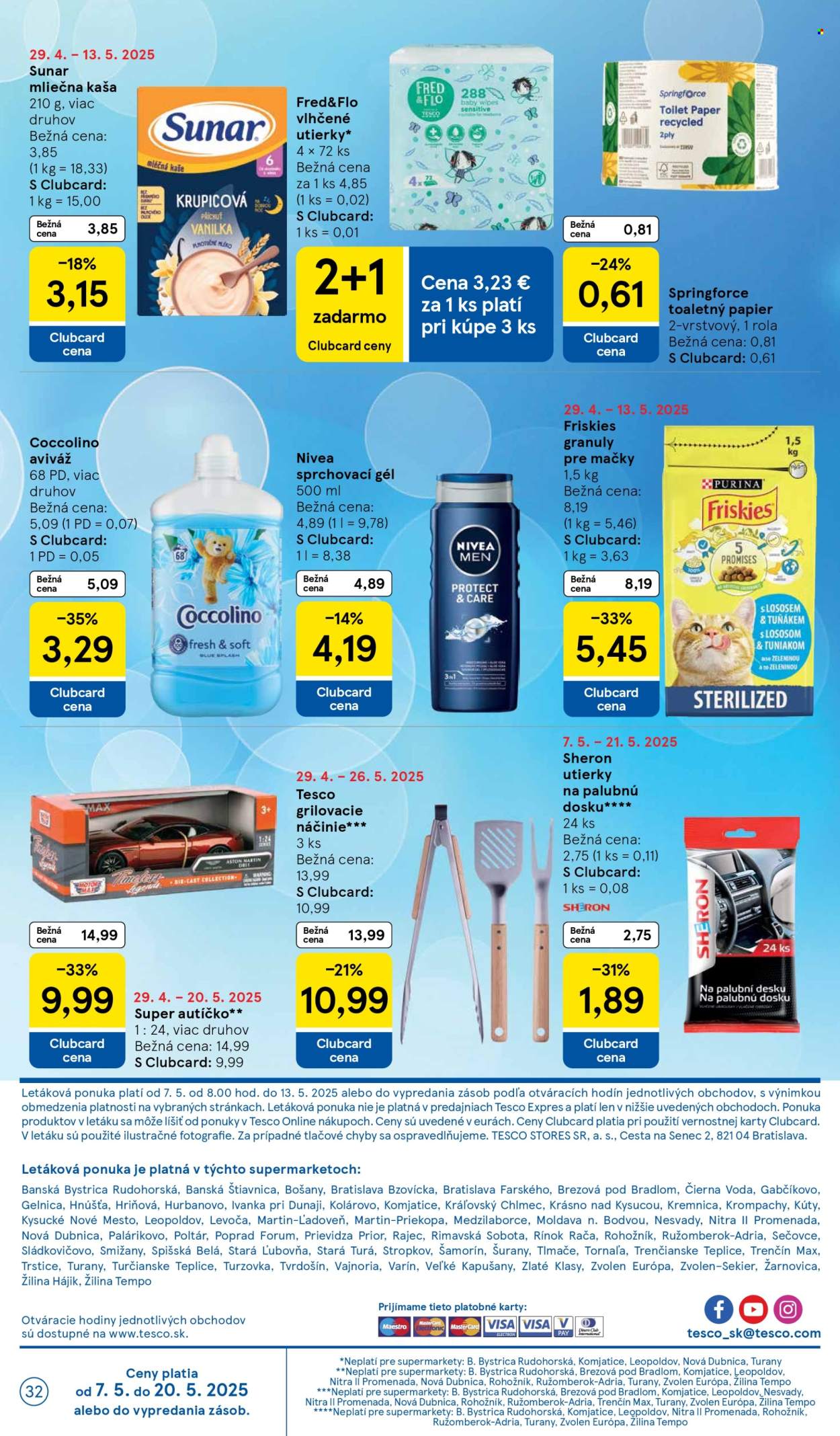 Leták TESCO supermarket - 7.5.2025 - 13.5.2025. Strana 32