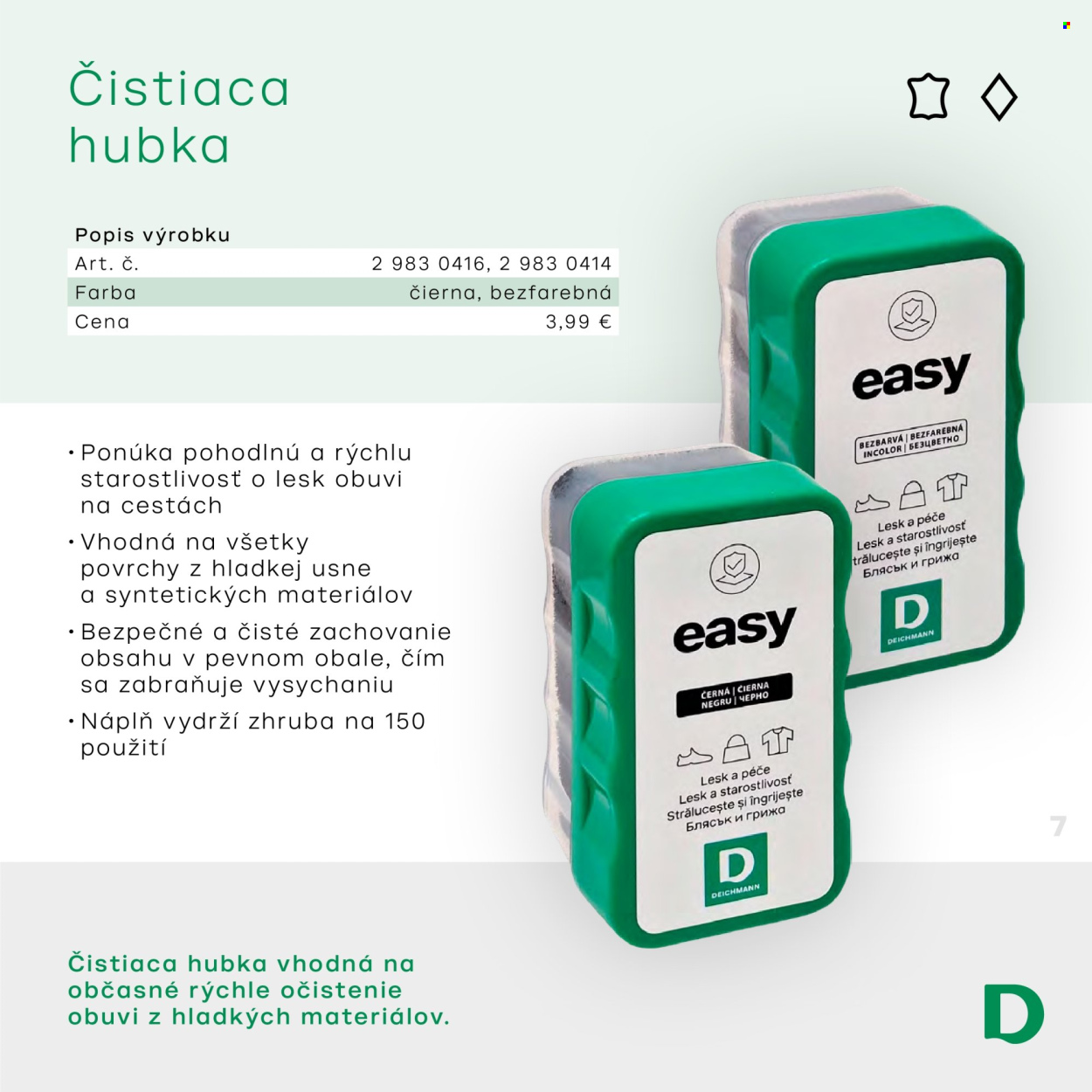 Leták Deichmann. Strana 7