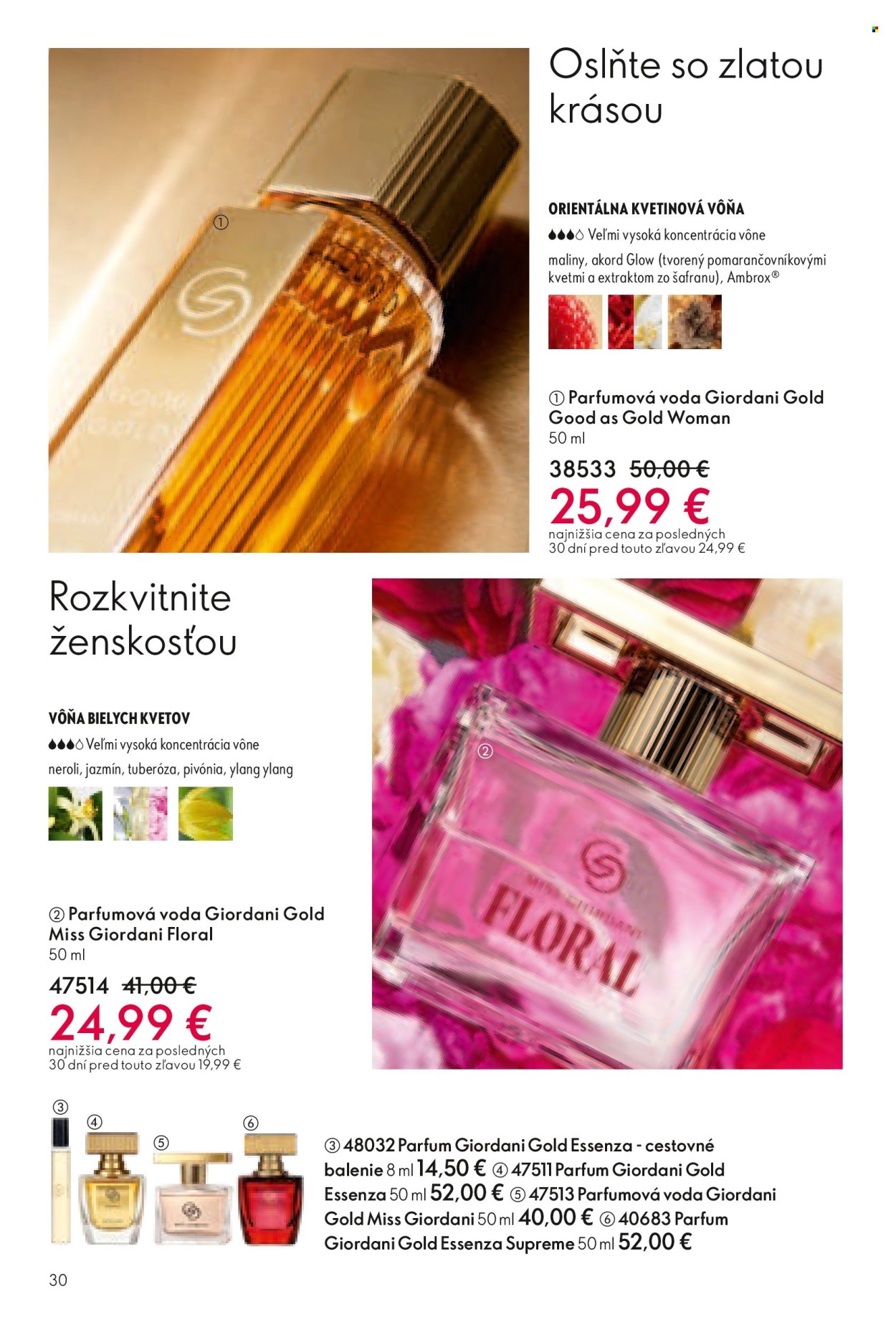 Leták Oriflame - 25.5.2025 - 14.6.2025. Strana 30