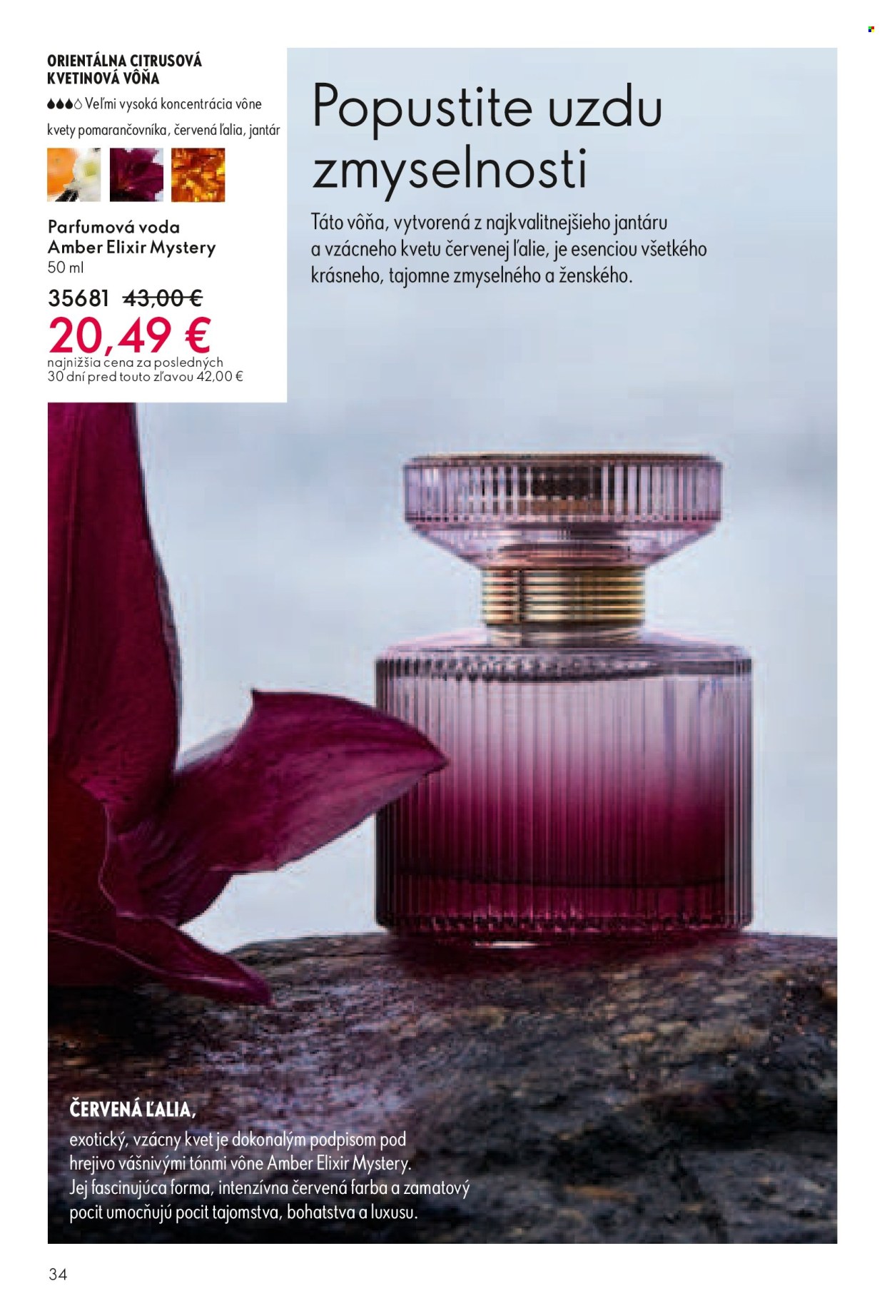 Leták Oriflame - 25.5.2025 - 14.6.2025. Strana 34