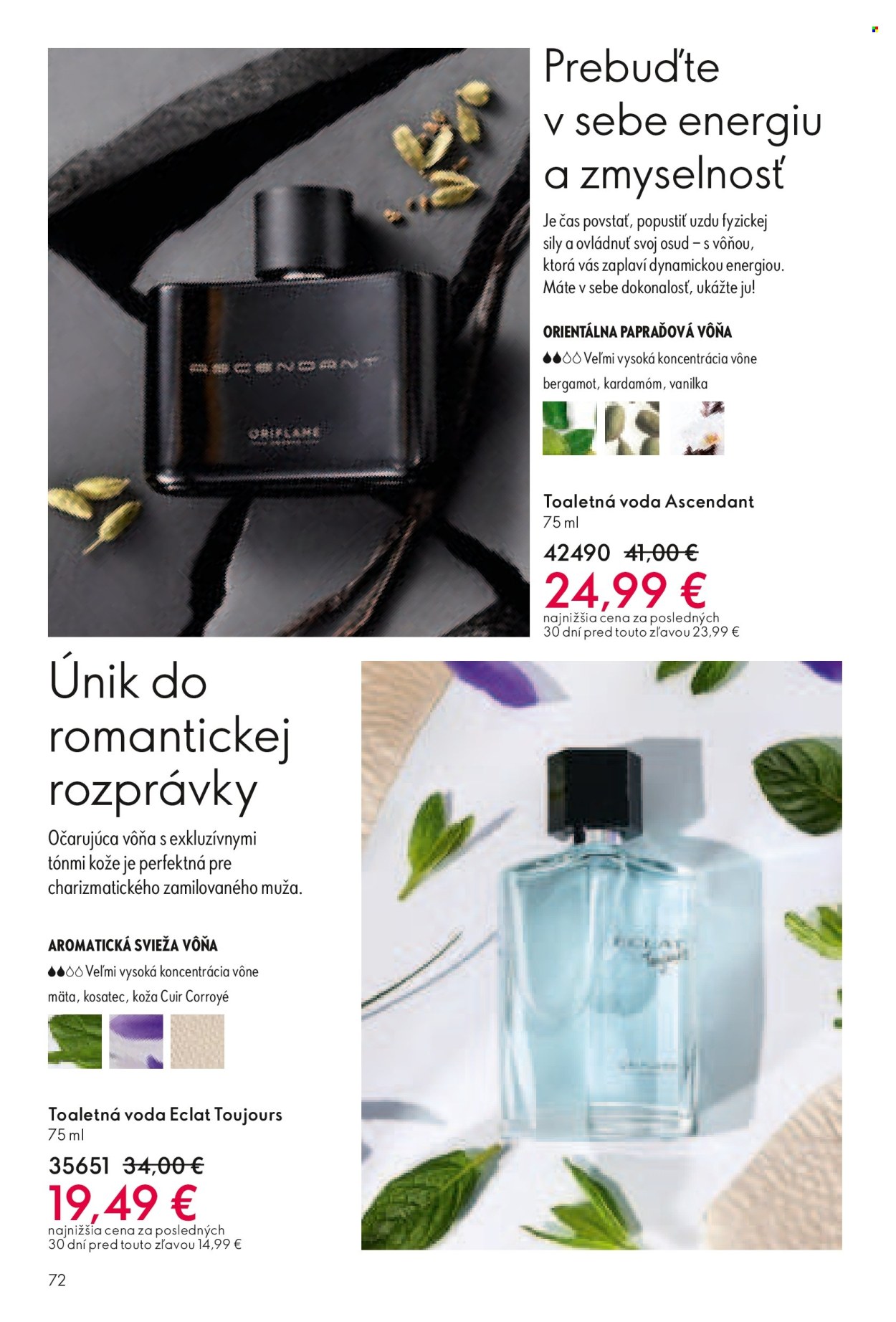 Leták Oriflame - 25.5.2025 - 14.6.2025. Strana 72