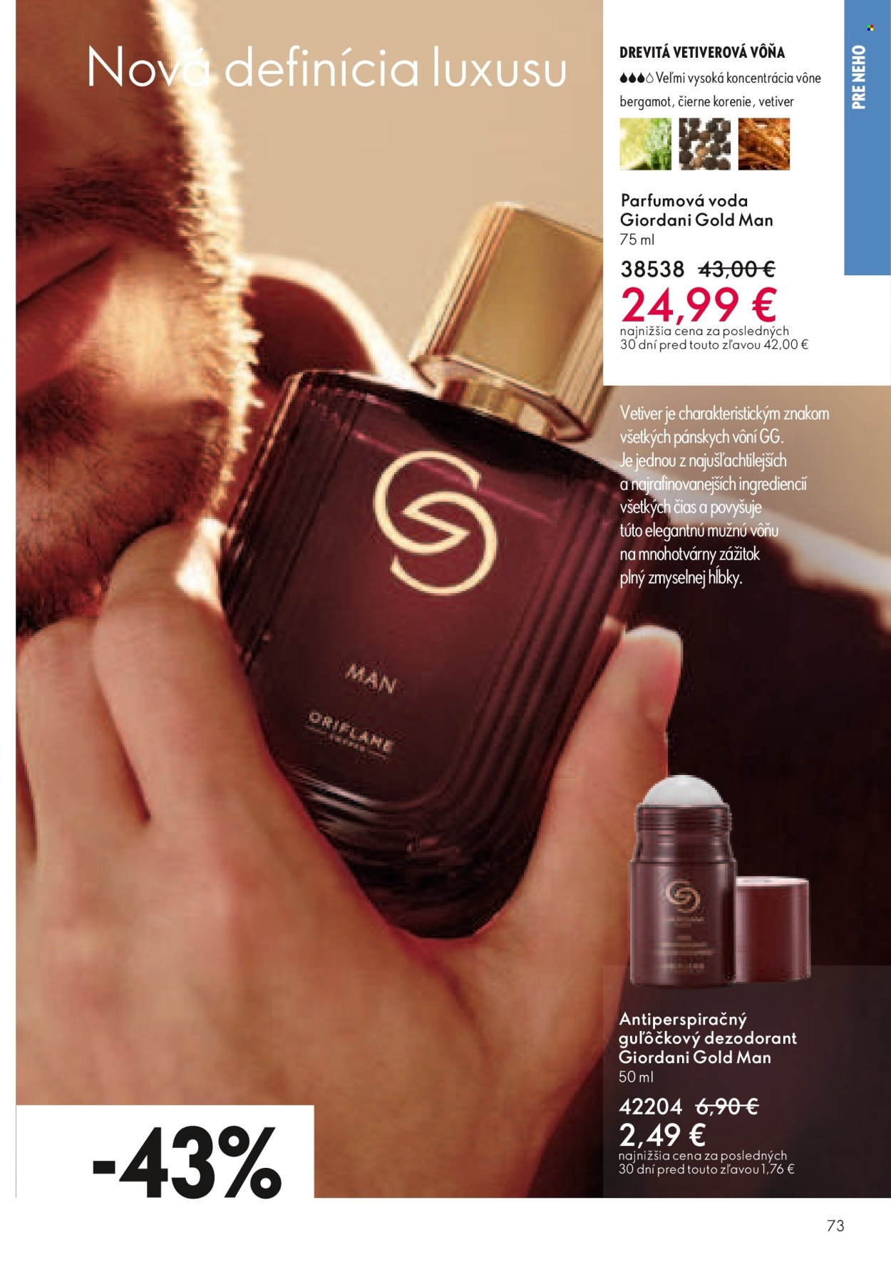 Leták Oriflame - 25.5.2025 - 14.6.2025. Strana 73