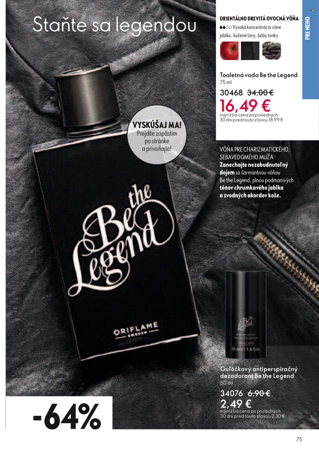 Leták Oriflame - 25.5.2025 - 14.6.2025. Strana 75