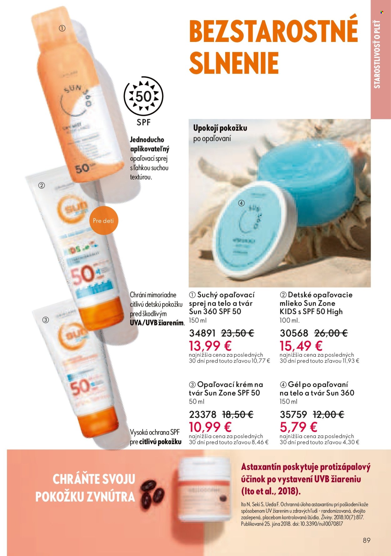 Leták Oriflame - 25.5.2025 - 14.6.2025. Strana 89