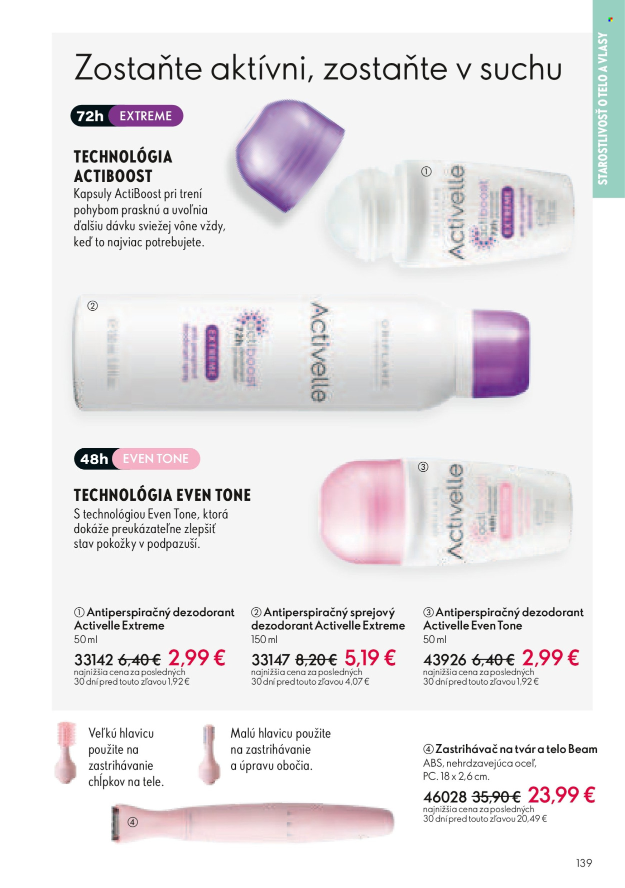Leták Oriflame - 25.5.2025 - 14.6.2025. Strana 139
