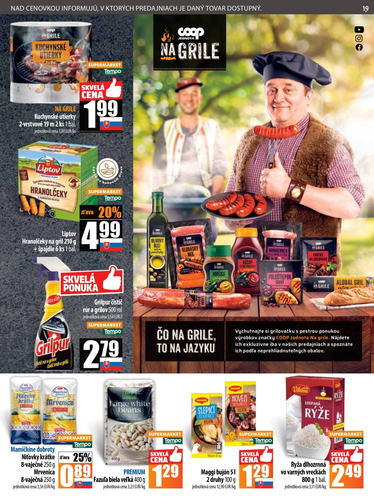Leták COOP Jednota - 7.5.2025 - 14.5.2025. Strana 19