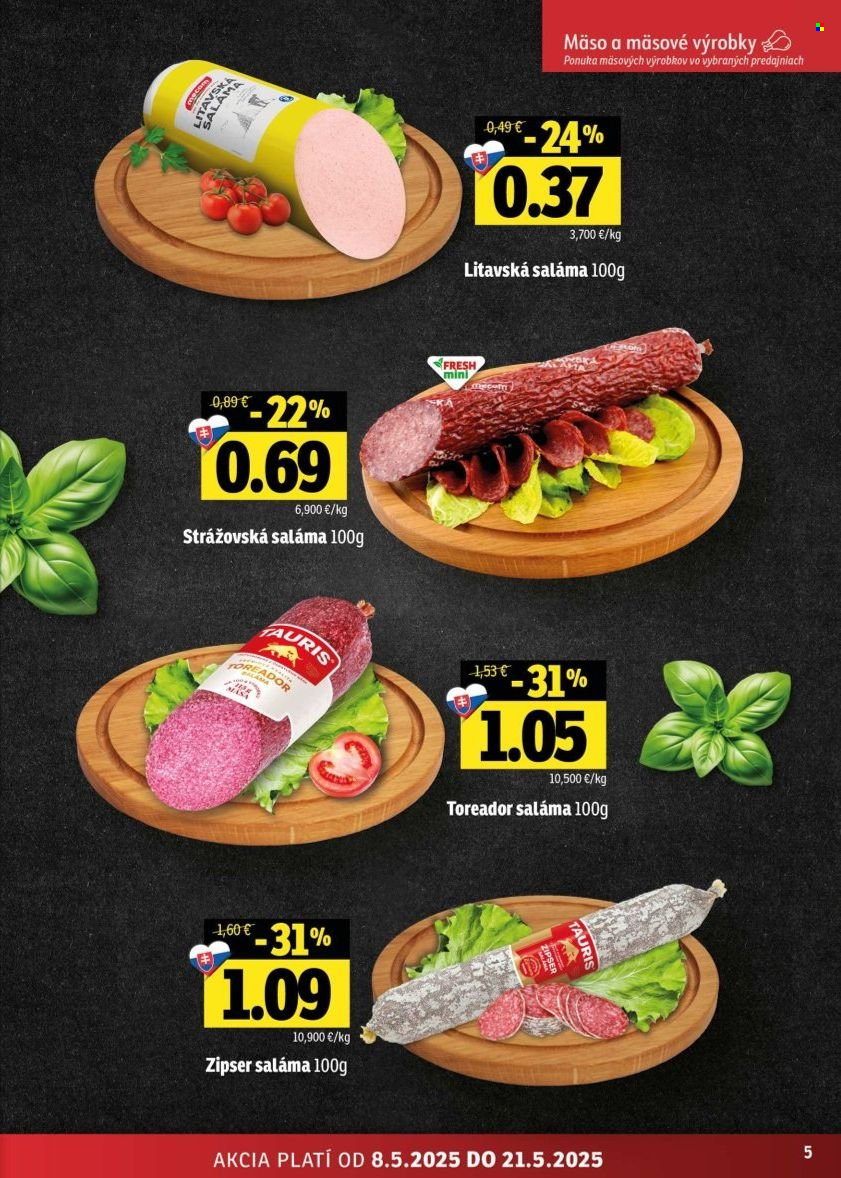 Leták FRESH - 8.5.2025 - 21.5.2025. Strana 5