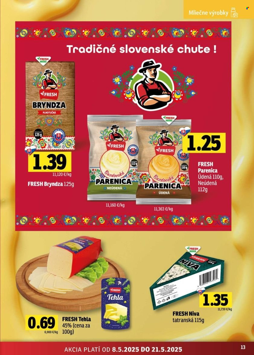 Leták FRESH - 8.5.2025 - 21.5.2025. Strana 13