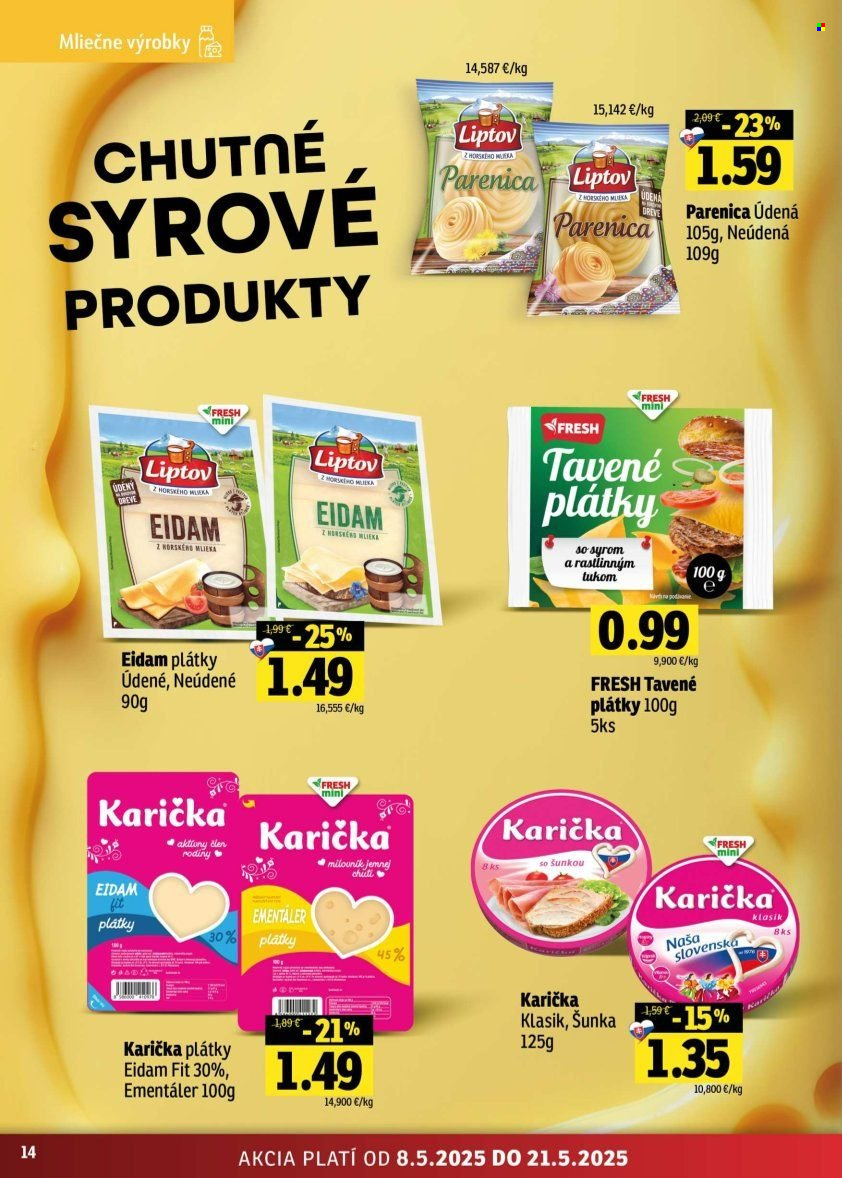 Leták FRESH - 8.5.2025 - 21.5.2025. Strana 14