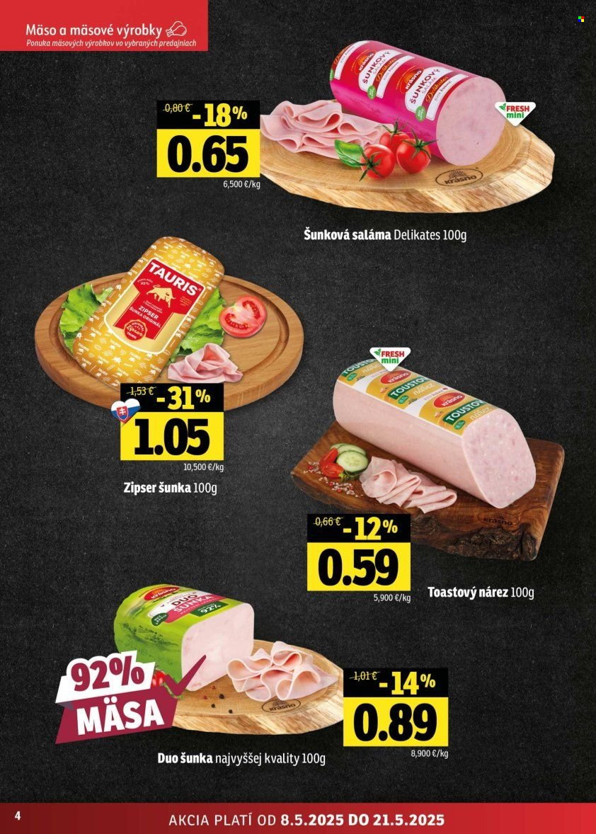 Leták FRESH - 8.5.2025 - 21.5.2025. Strana 4