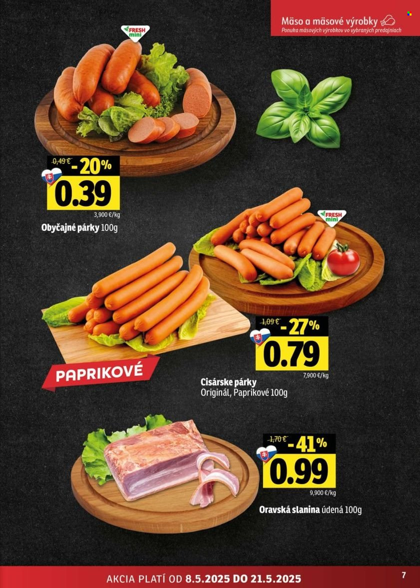 Leták FRESH - 8.5.2025 - 21.5.2025. Strana 7