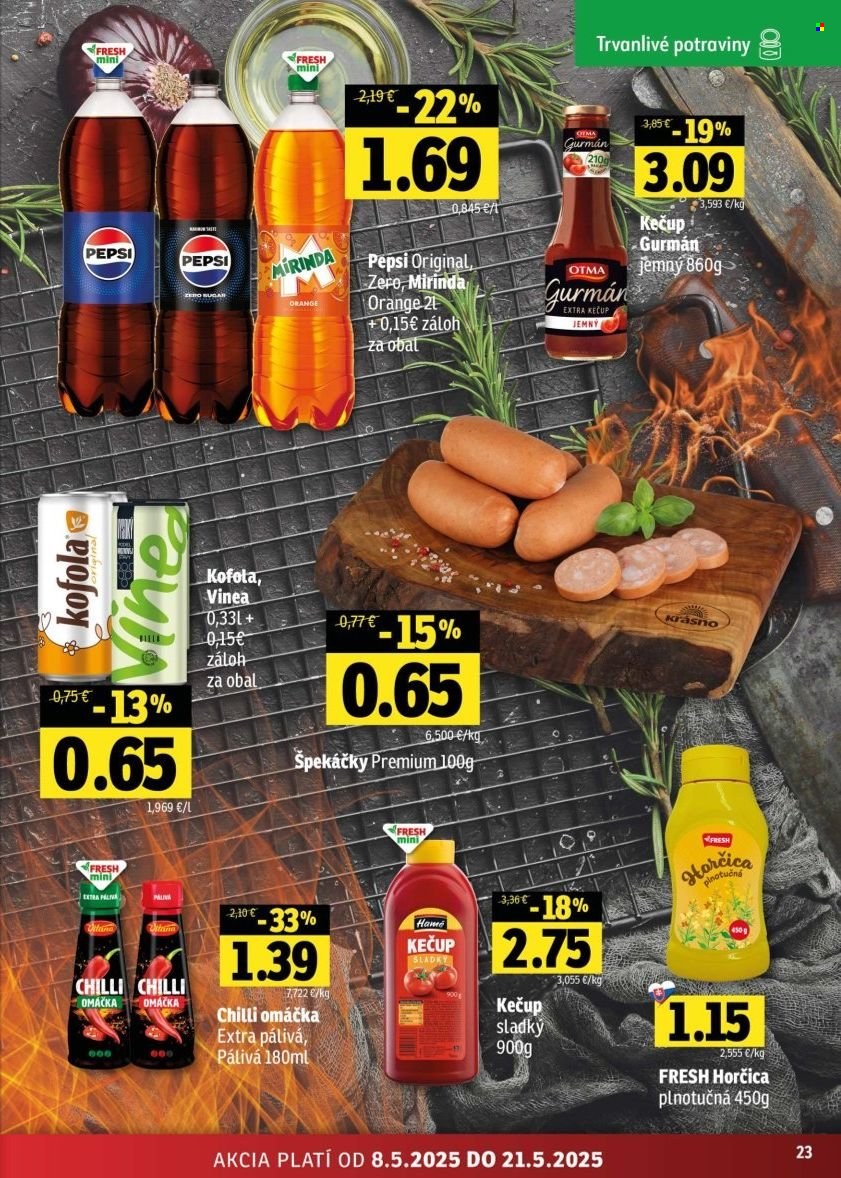 Leták FRESH - 8.5.2025 - 21.5.2025. Strana 23