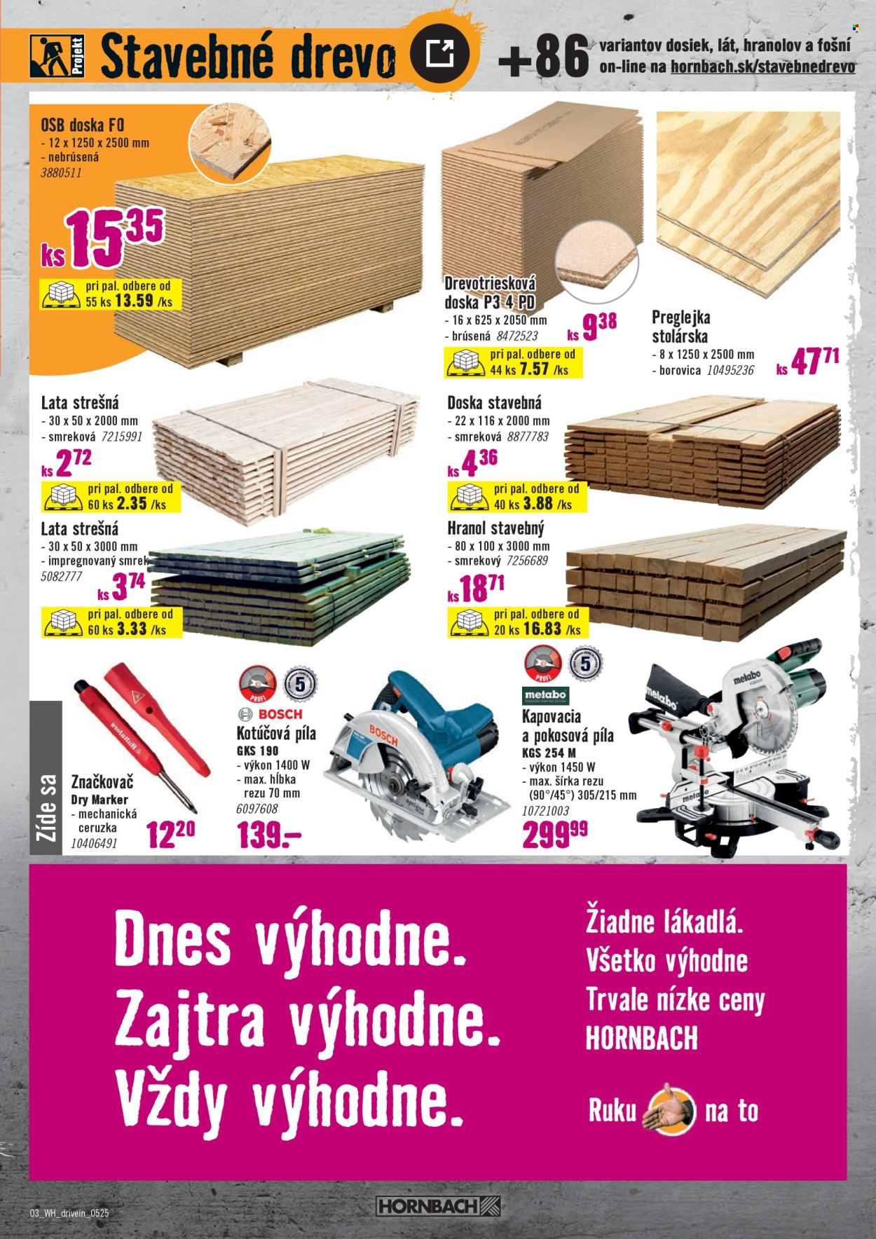 Leták Hornbach - 7.5.2025 - 21.5.2025. Strana 3
