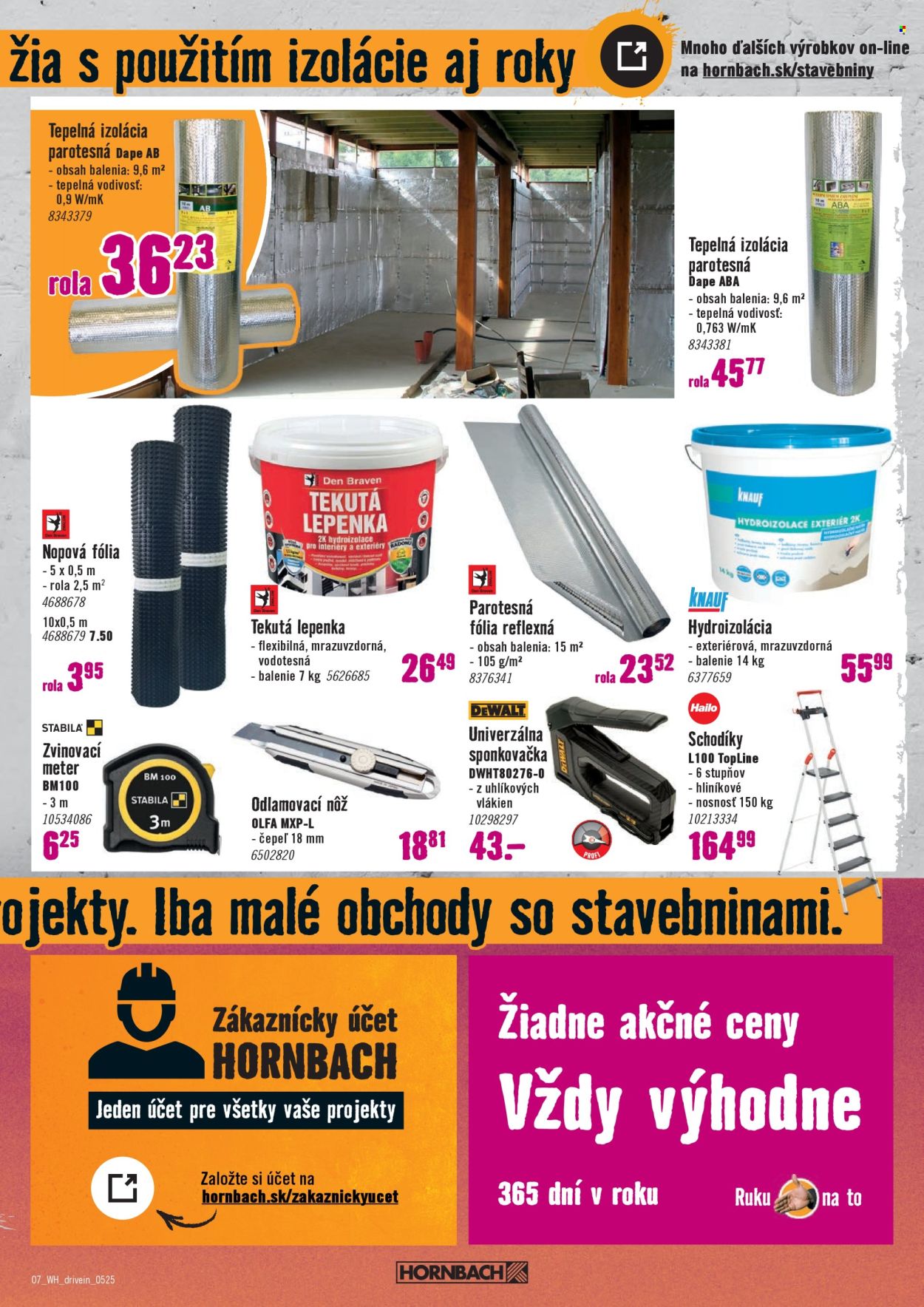 Leták Hornbach - 7.5.2025 - 21.5.2025. Strana 7