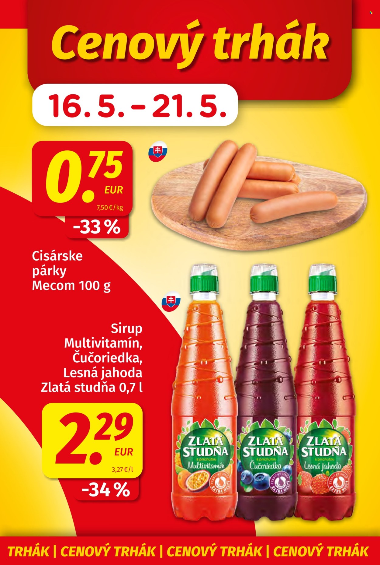 Leták Potraviny KORUNA - 9.5.2025 - 21.5.2025. Strana 3