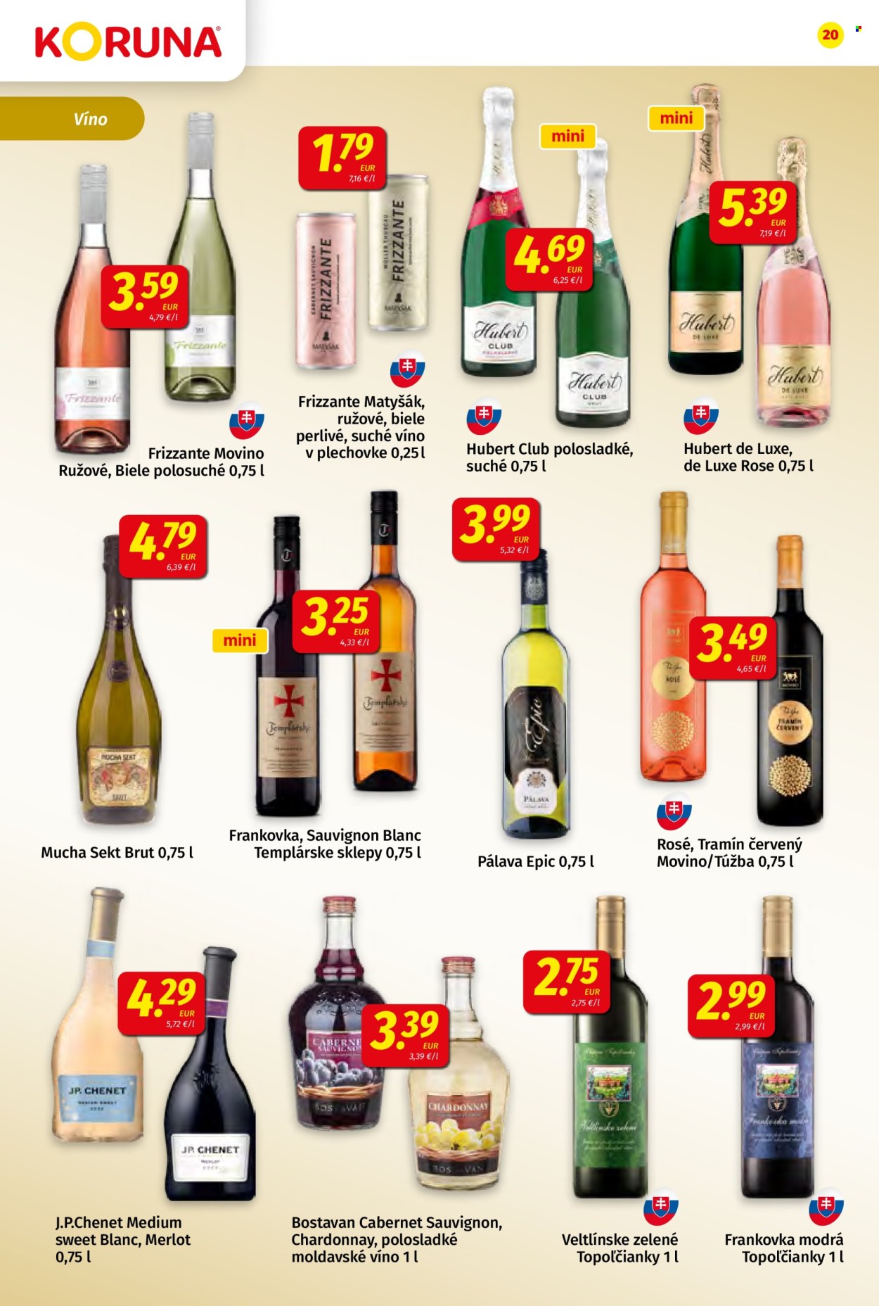 Leták Potraviny KORUNA - 9.5.2025 - 21.5.2025. Strana 20