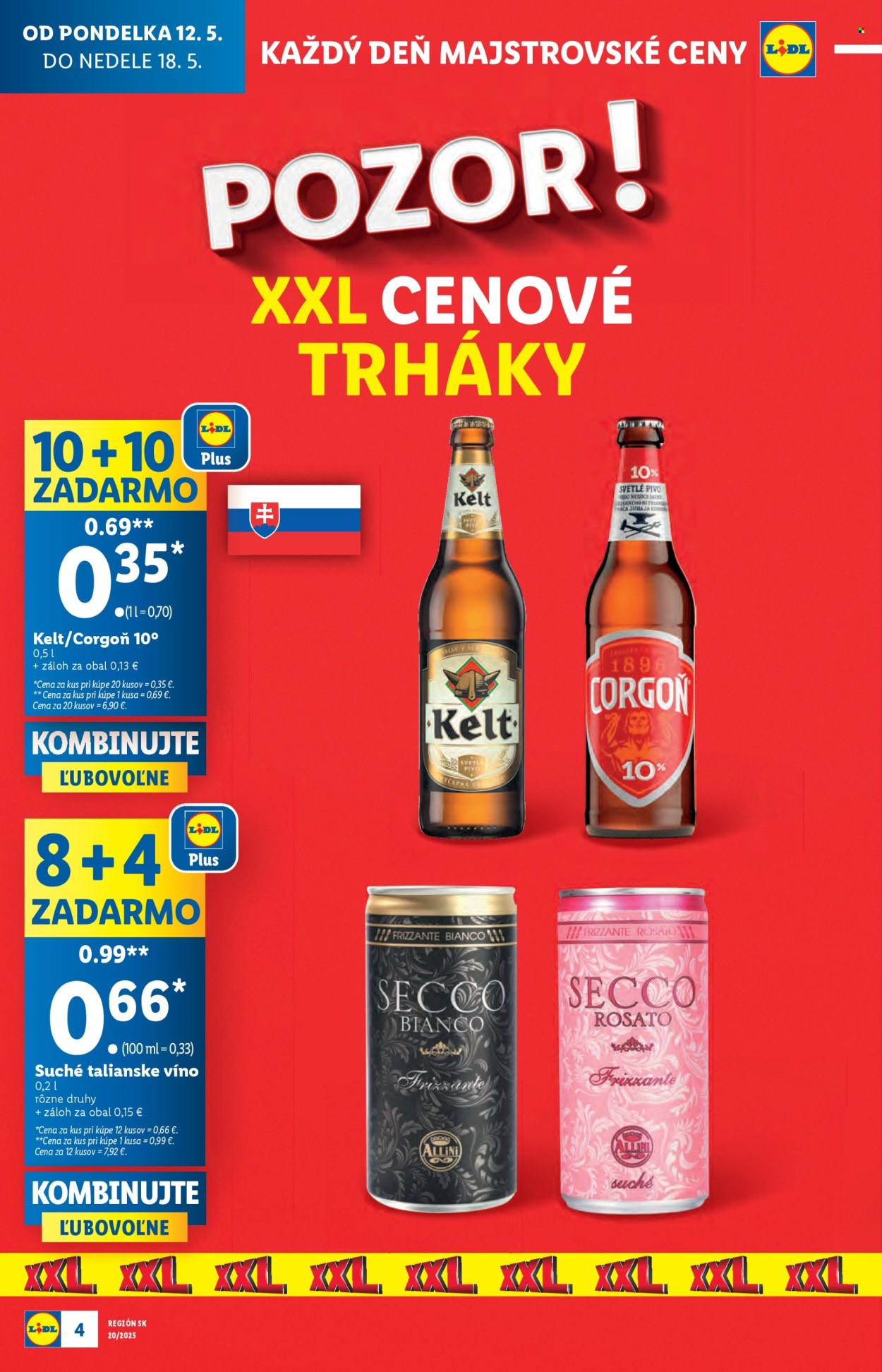 Leták Lidl - 12.5.2025 - 18.5.2025. Strana 4