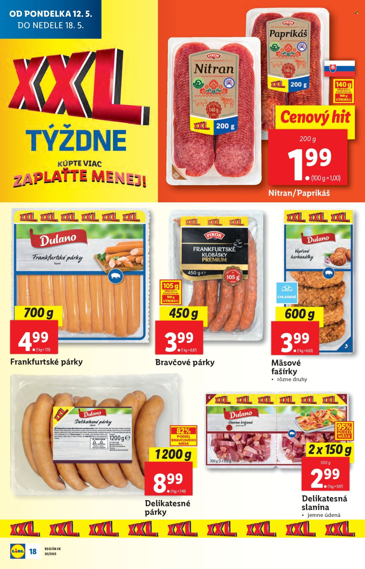 Leták Lidl - 12.5.2025 - 18.5.2025. Strana 18