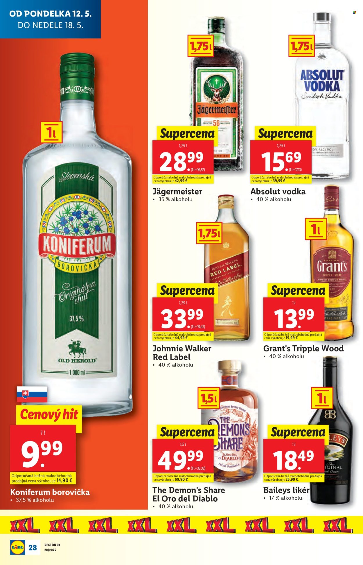 Leták Lidl - 12.5.2025 - 18.5.2025. Strana 28