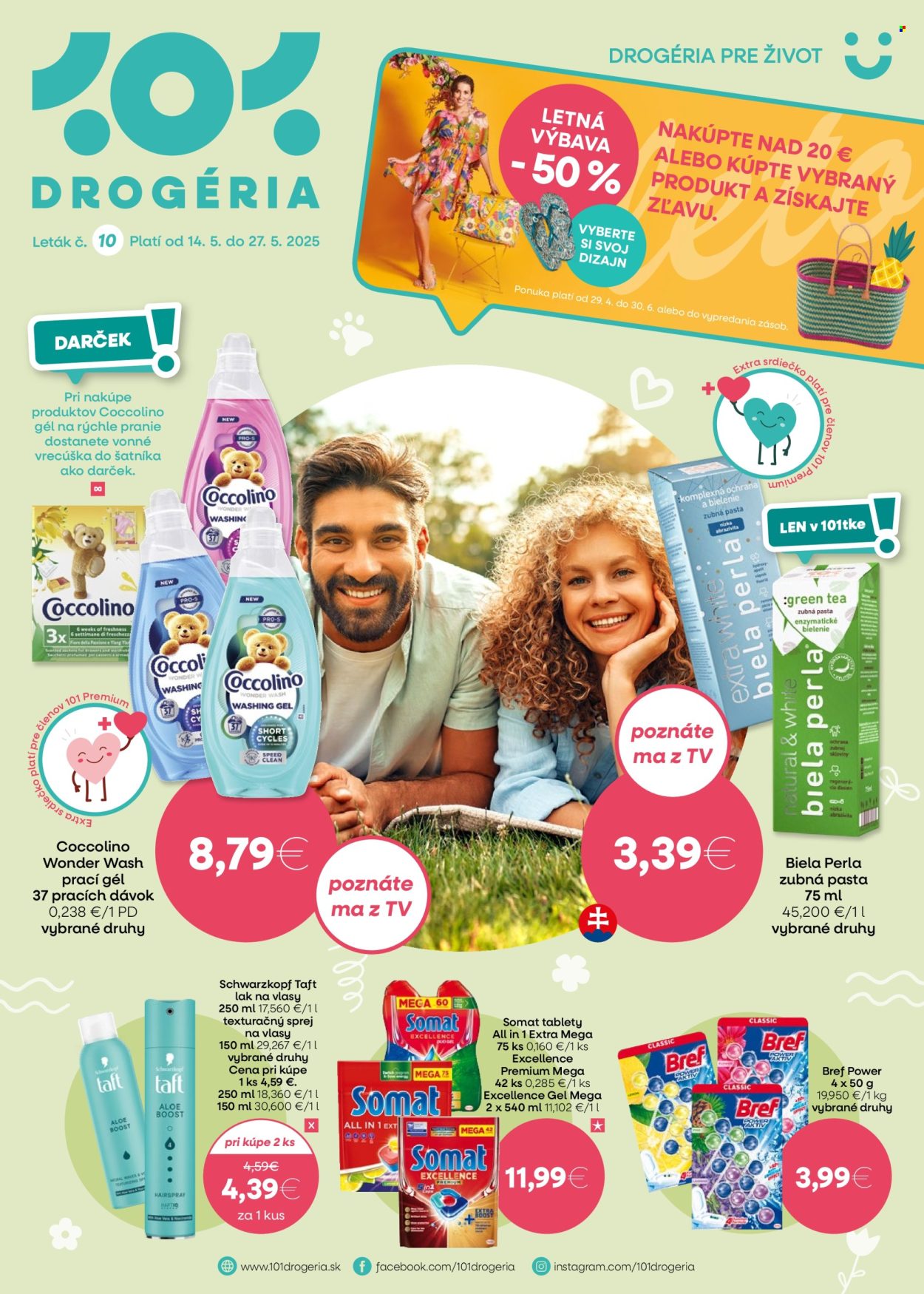 Leták 101 Drogerie - 14.5.2025 - 27.5.2025. Strana 1